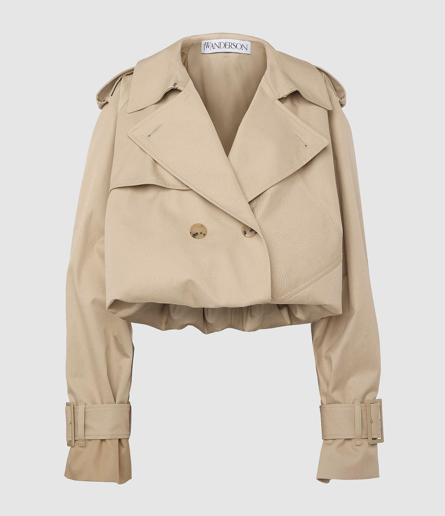 Trench Cropped Trench Light Beige