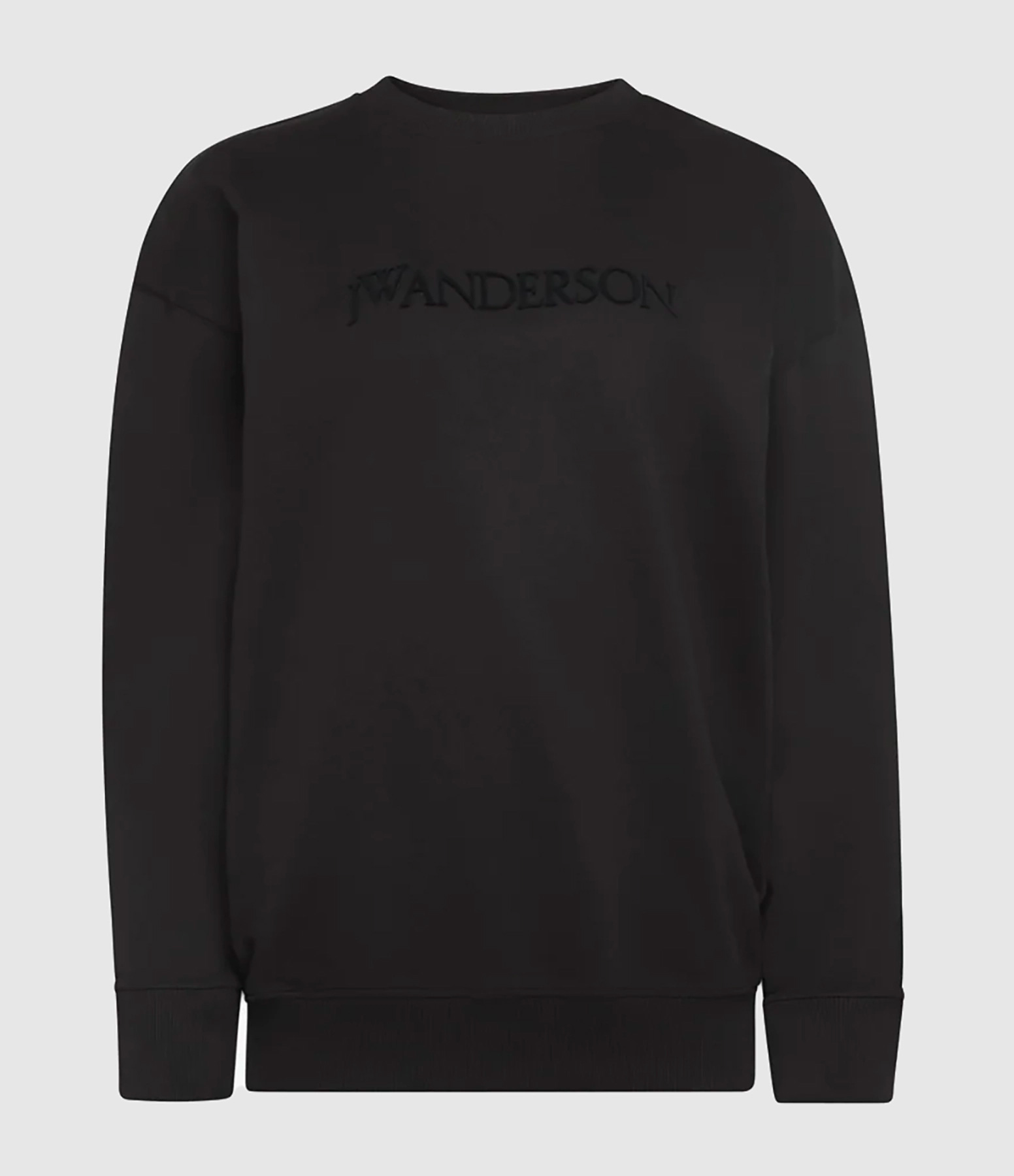 Sweatshirt Logo Brodé Noir