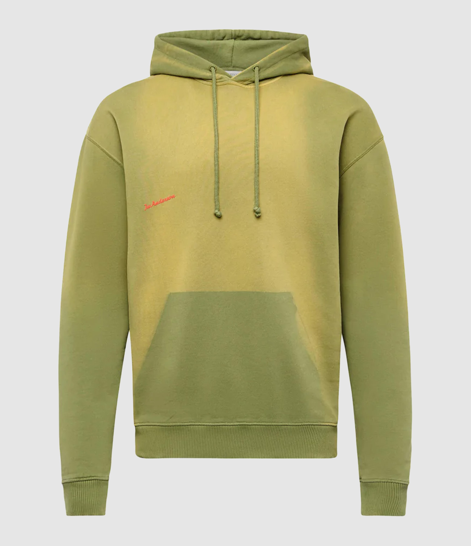 Sweat Capuche Logo Vieilli Olive, Collection Capsule
