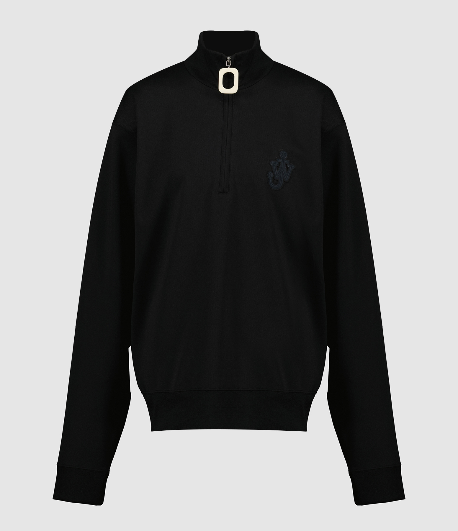Top Anchor Half Zip Track Black