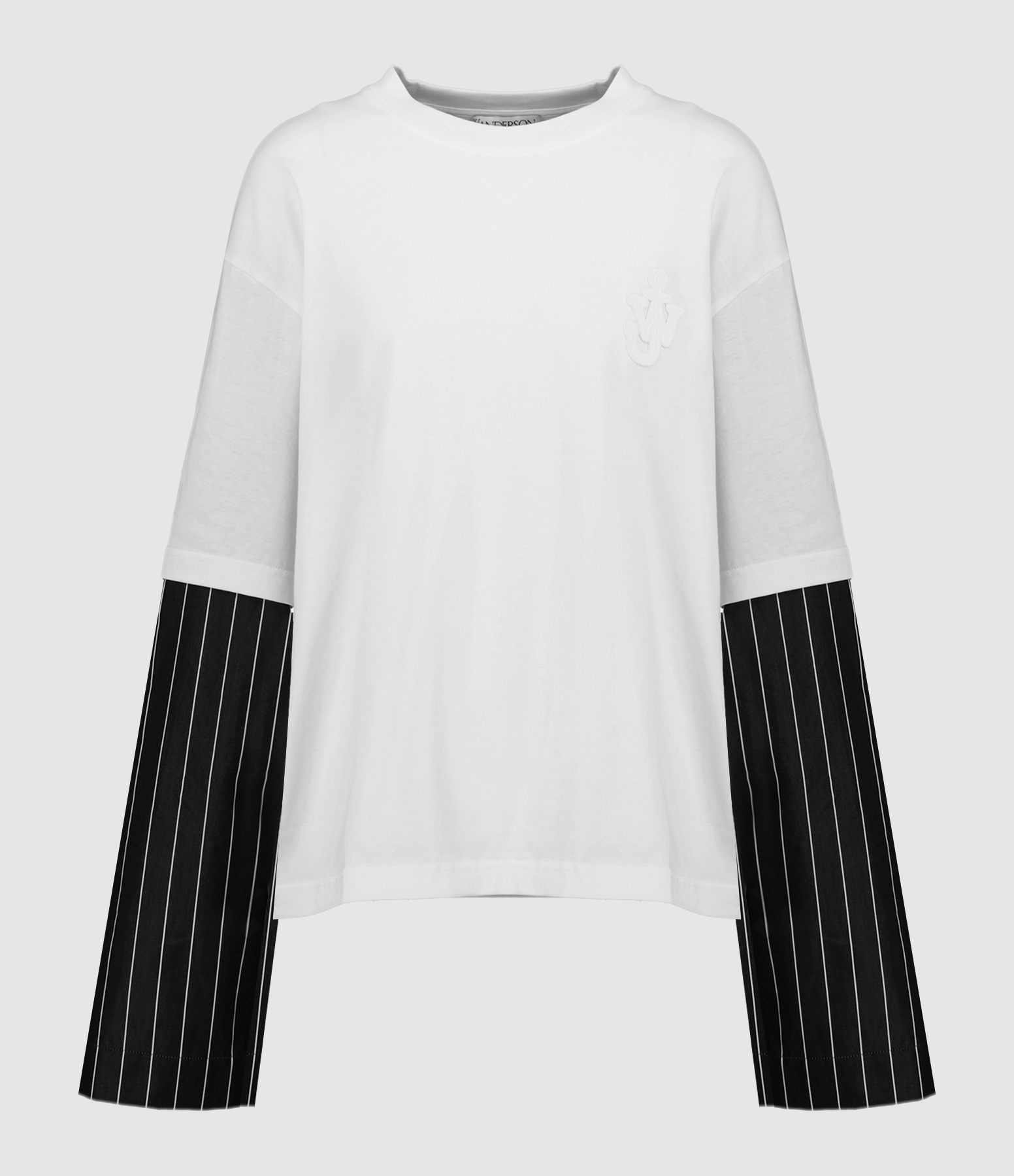 Tee-shirt Anchor Layered Sleeve White