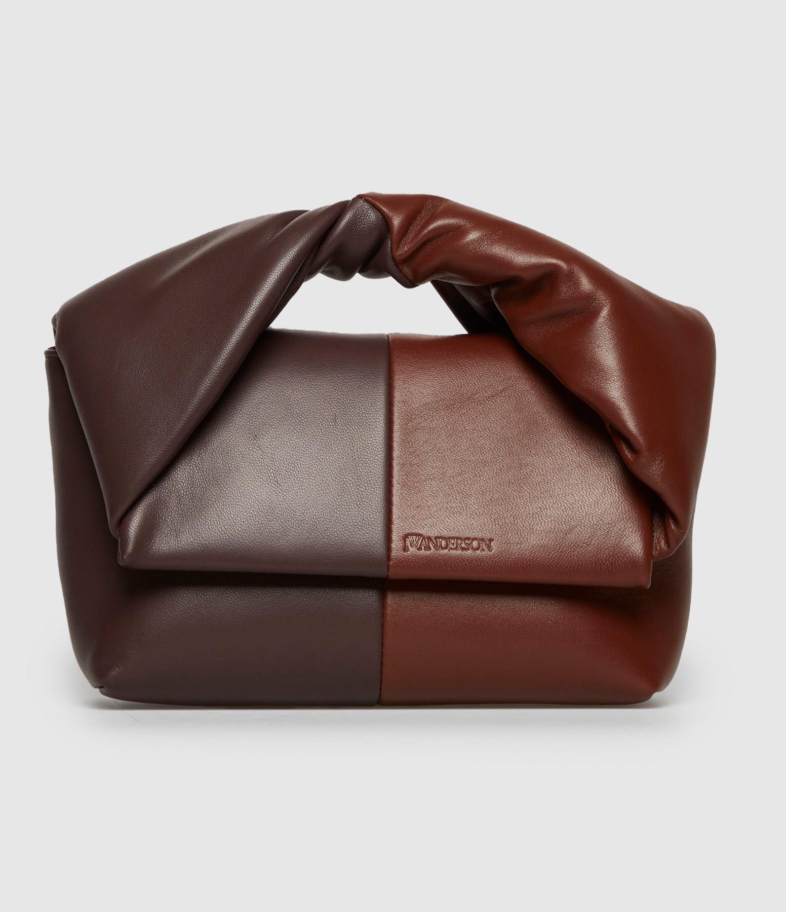 Sac Twister Midi Cuir Brown Dark Brown
