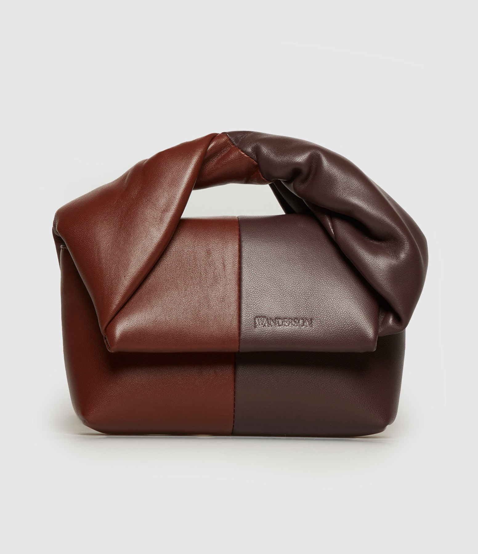 Sac Twister Small Cuir Brown Dark Brown