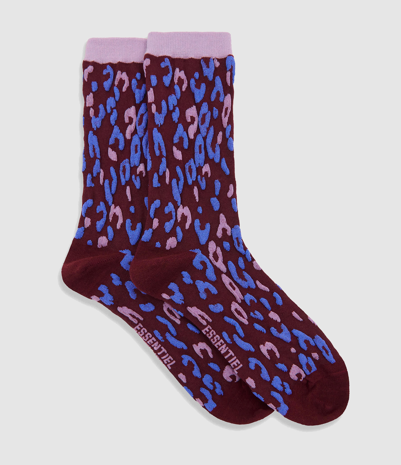 Chaussettes Karty Bleu Bordeaux