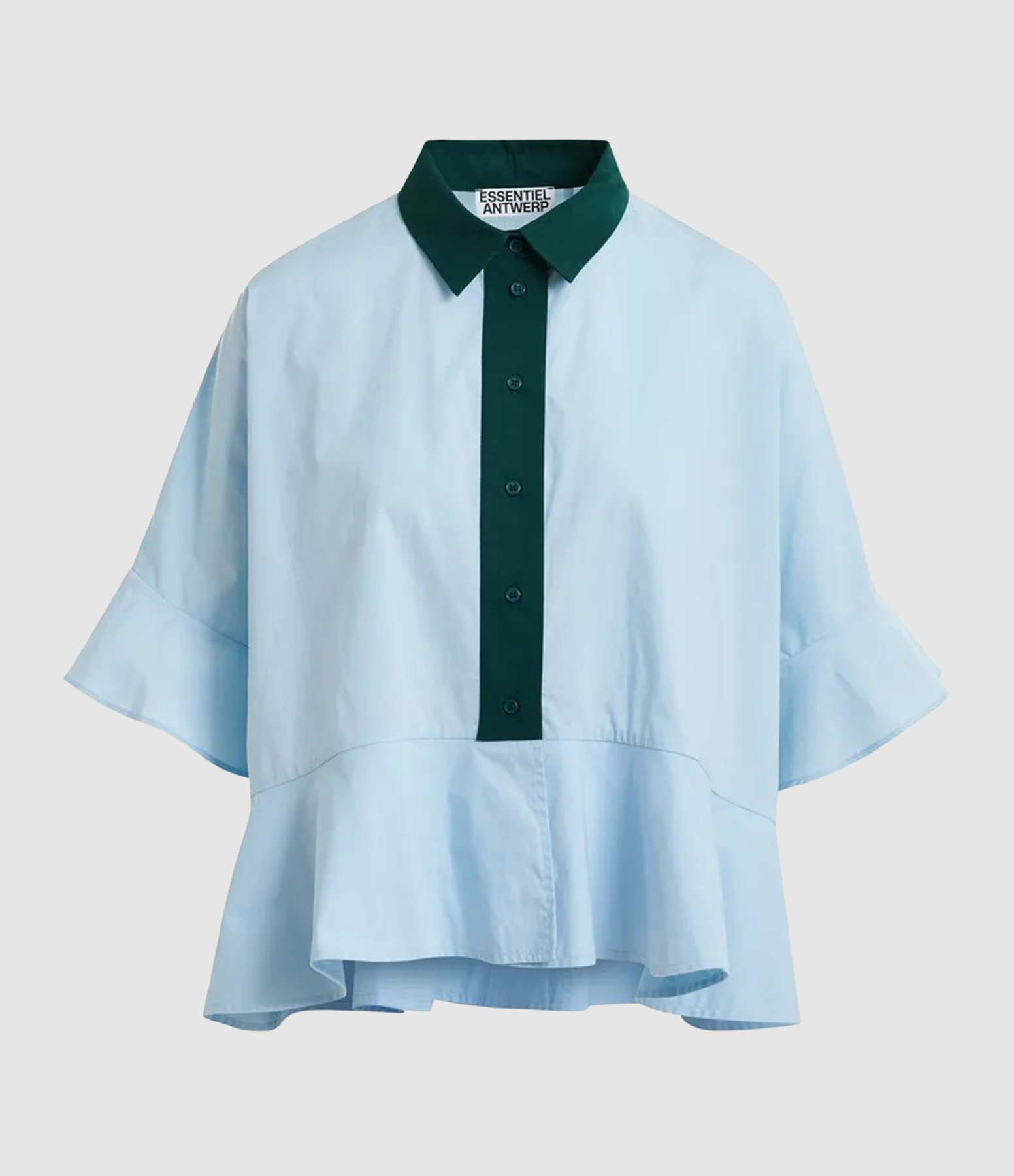 Chemise Kaylee Vert Bleu