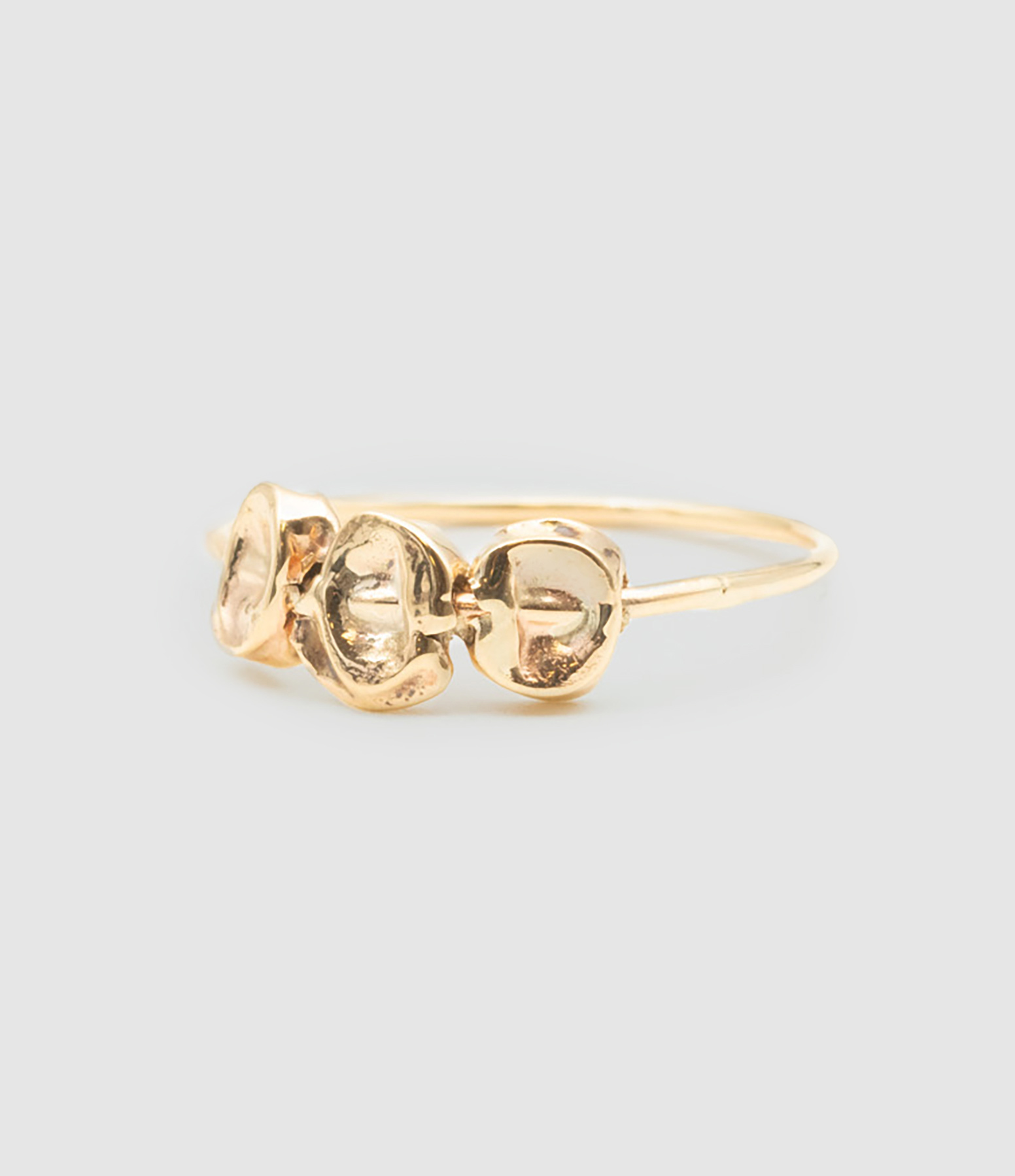 Bague Sublime 3 Pépites XL Or Jaune