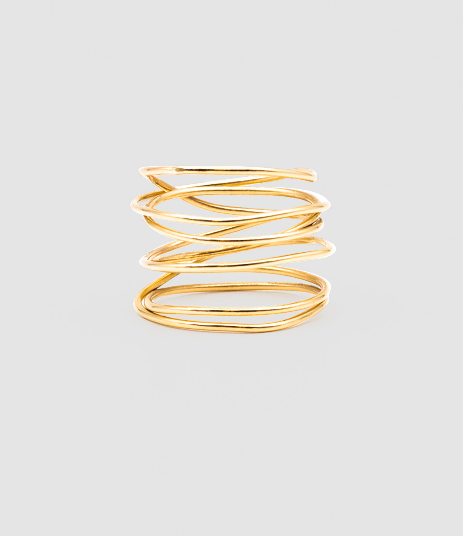 Bague Sublime Spirale L Or Jaune