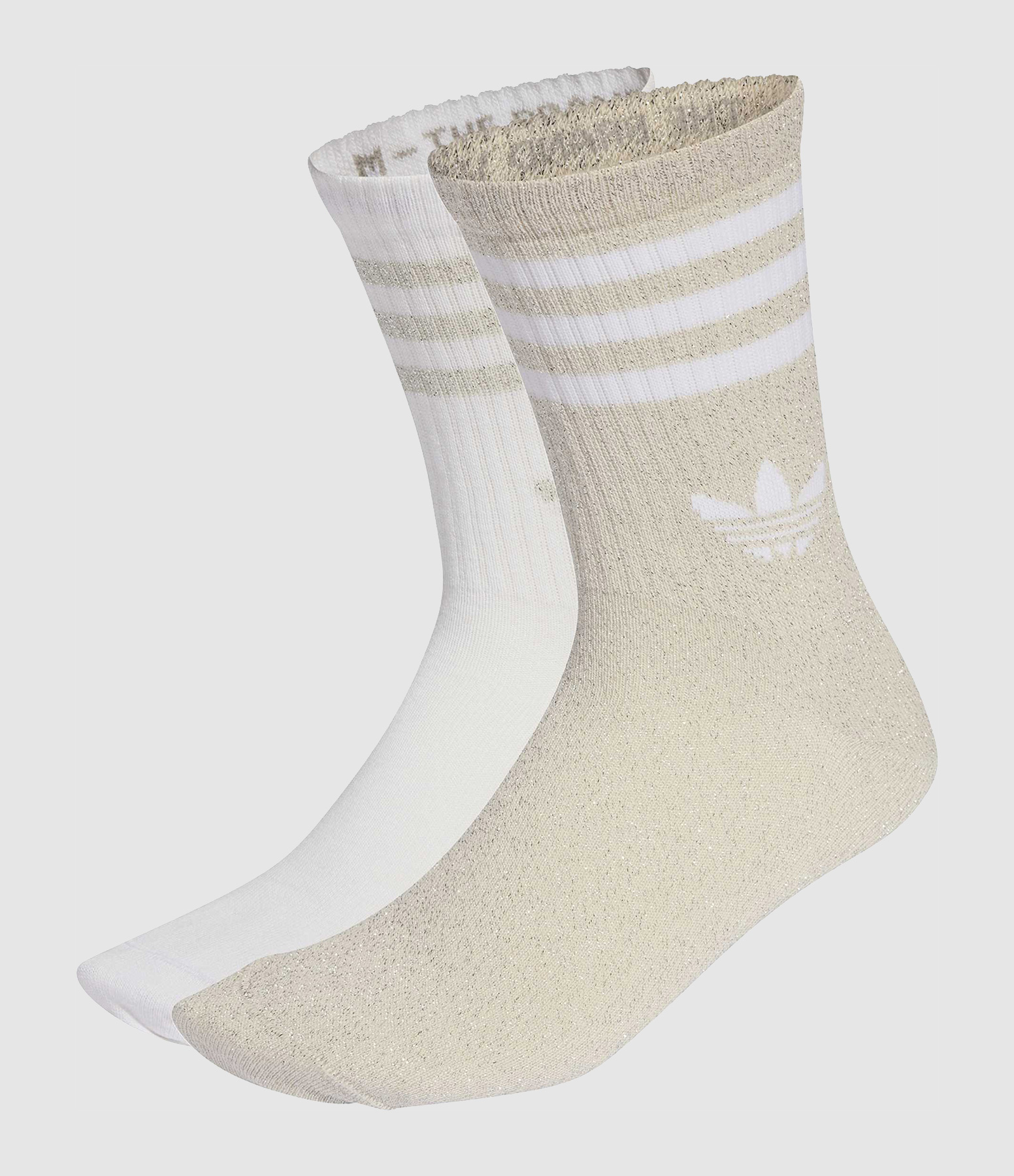 Chaussettes 3S Glitter Cr 2 Ice Gold Met./White