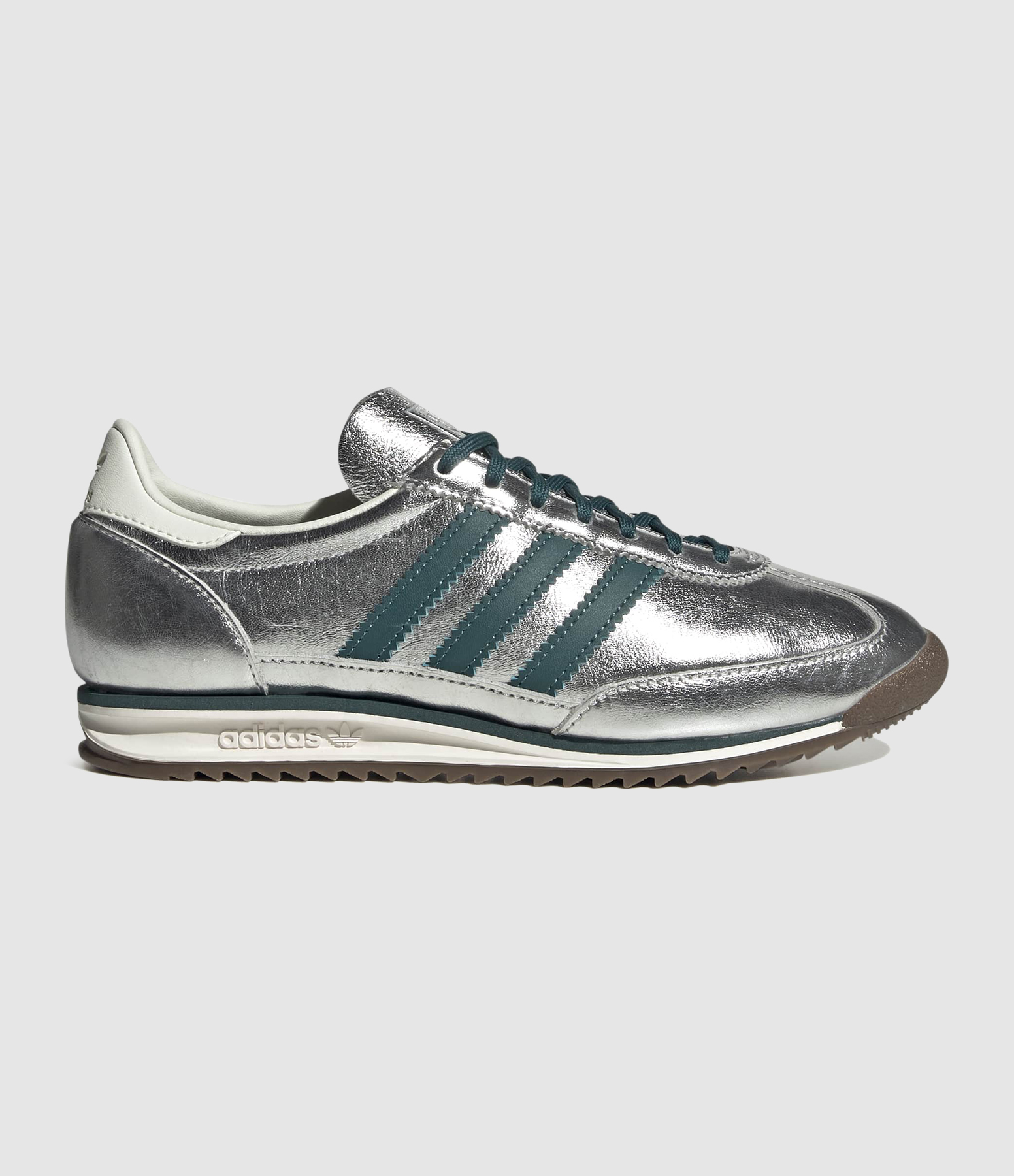 Baskets Sl 72 Silver Met./Rich Green/Off White