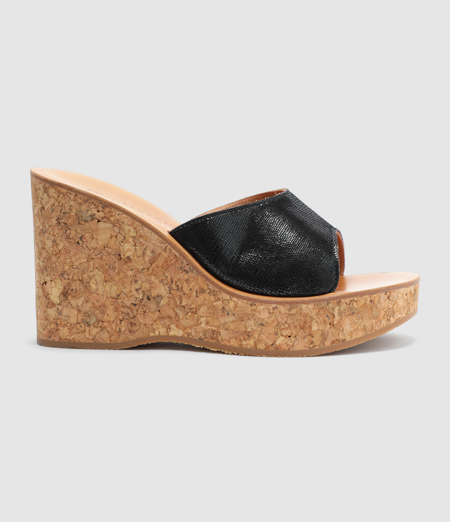 Mules Douglas Cuir Tejus Noir
