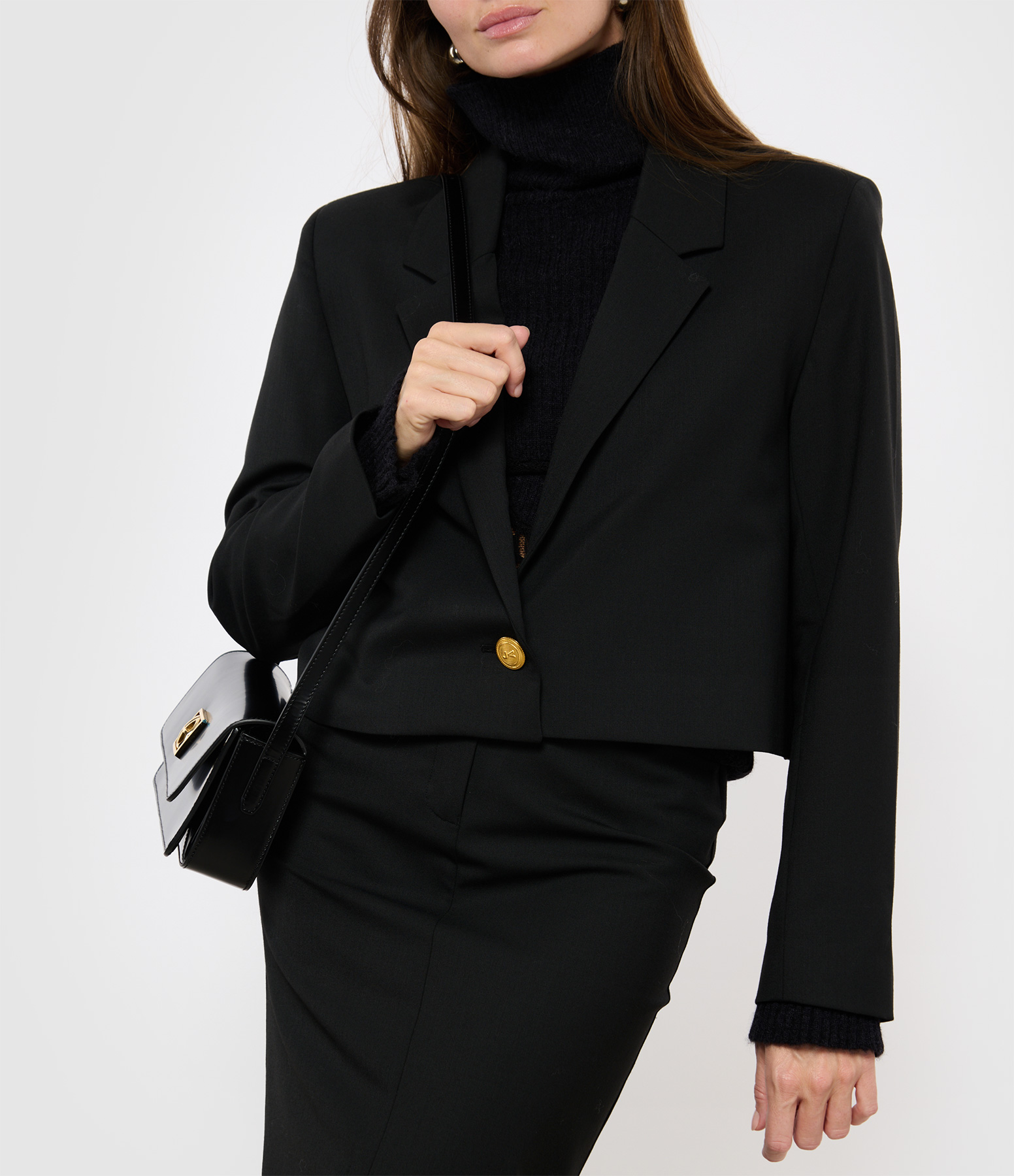 Blazer Mali Court Noir