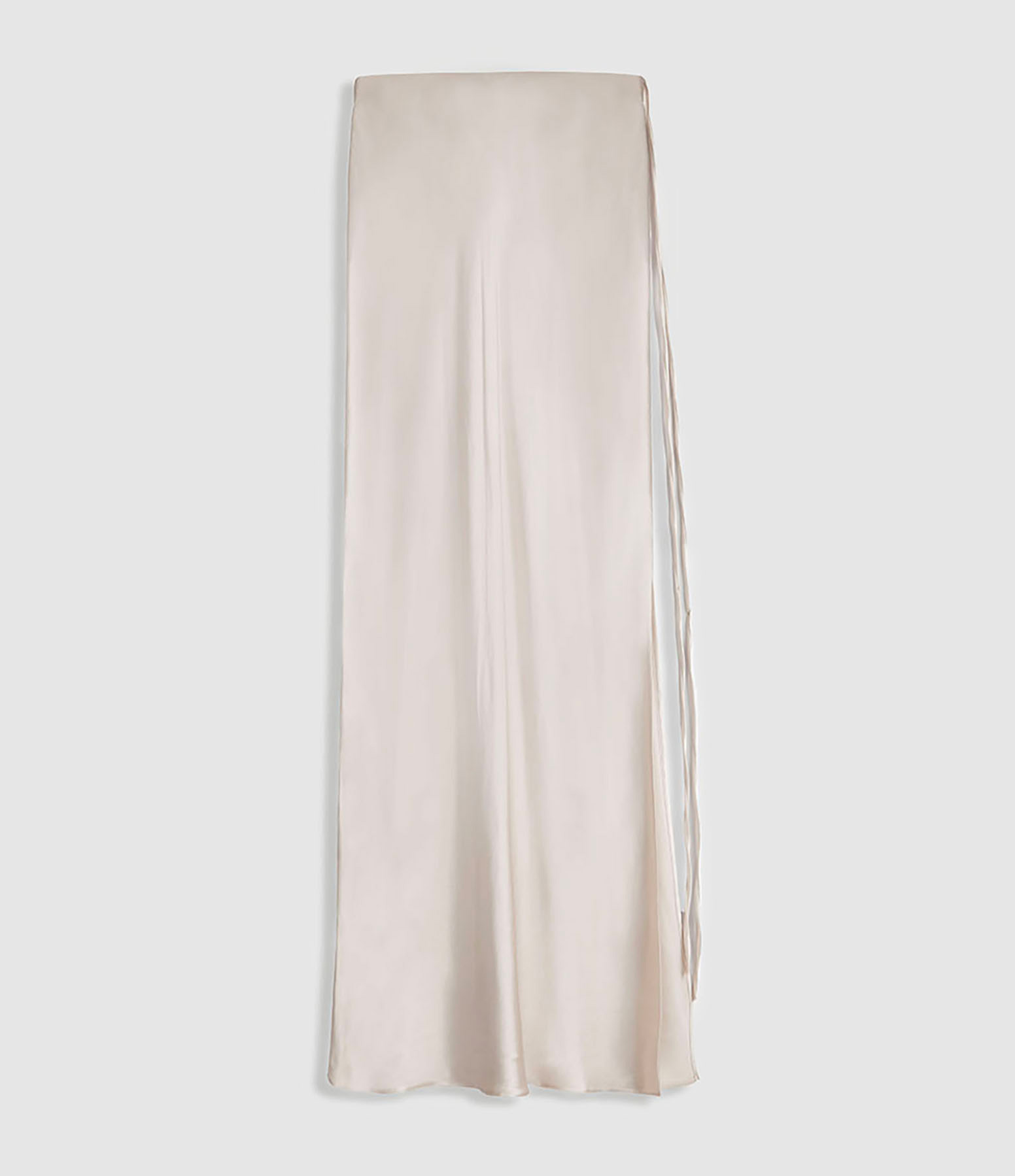 Jupe Kory Maxi Satin Ivoire