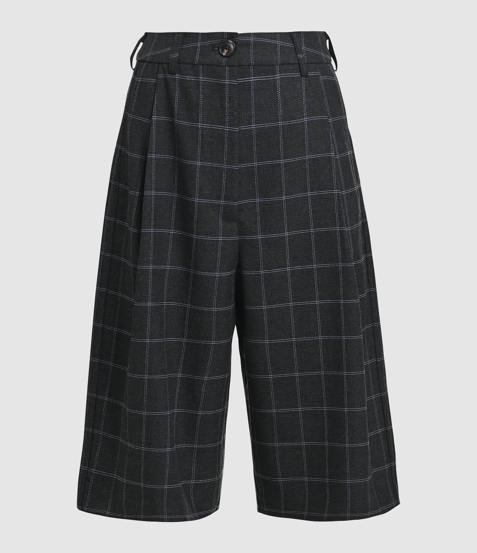 Short Kreme Blanc Cassé Gris Foncé