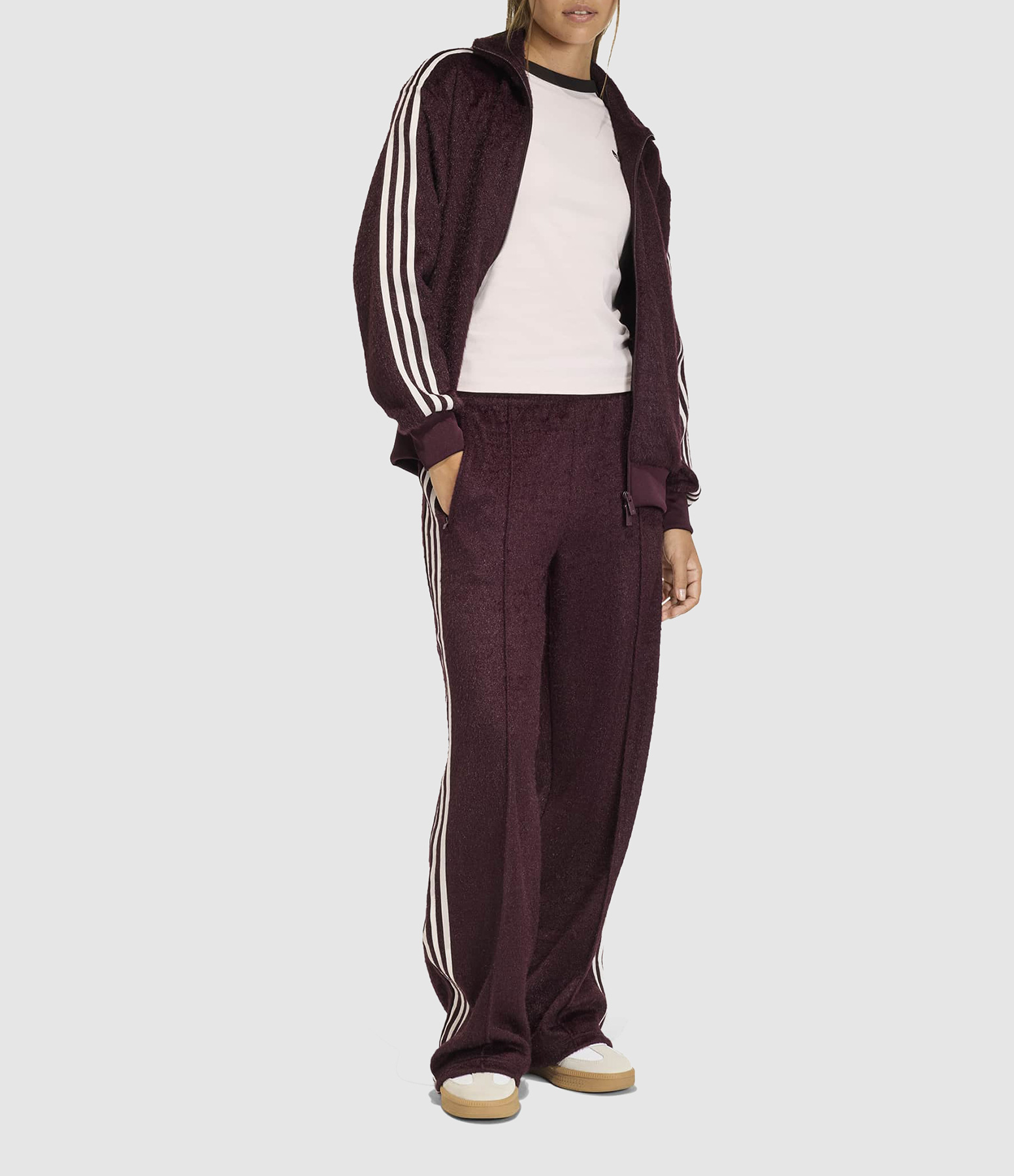 Pantalon Mohair Fb Tp Maroon, Capsule Winter Icon