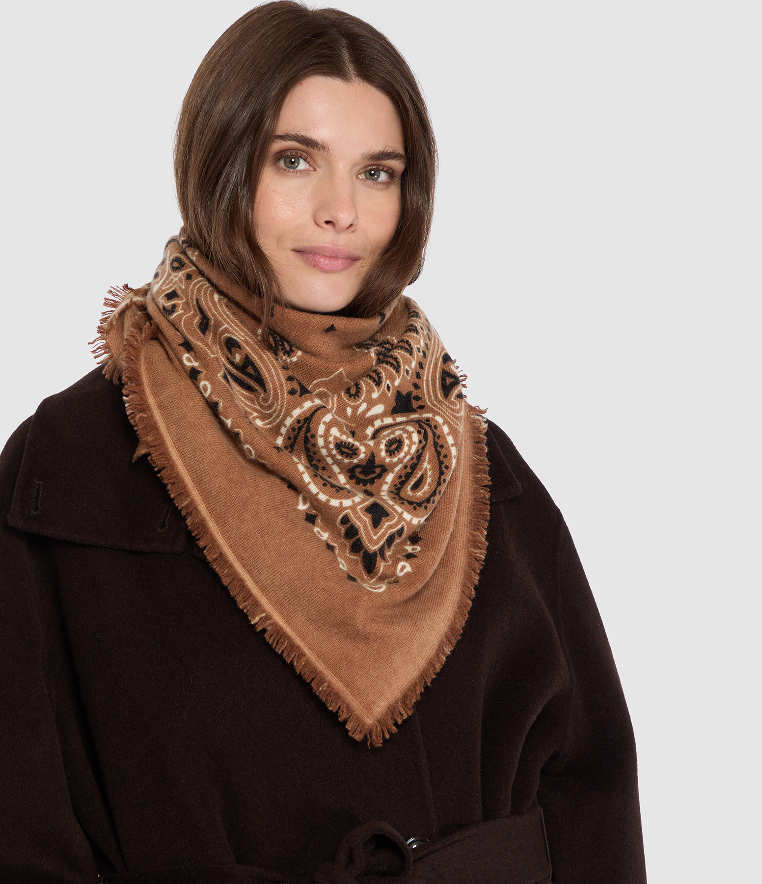 Foulard Hachiko Bico Caramelo
