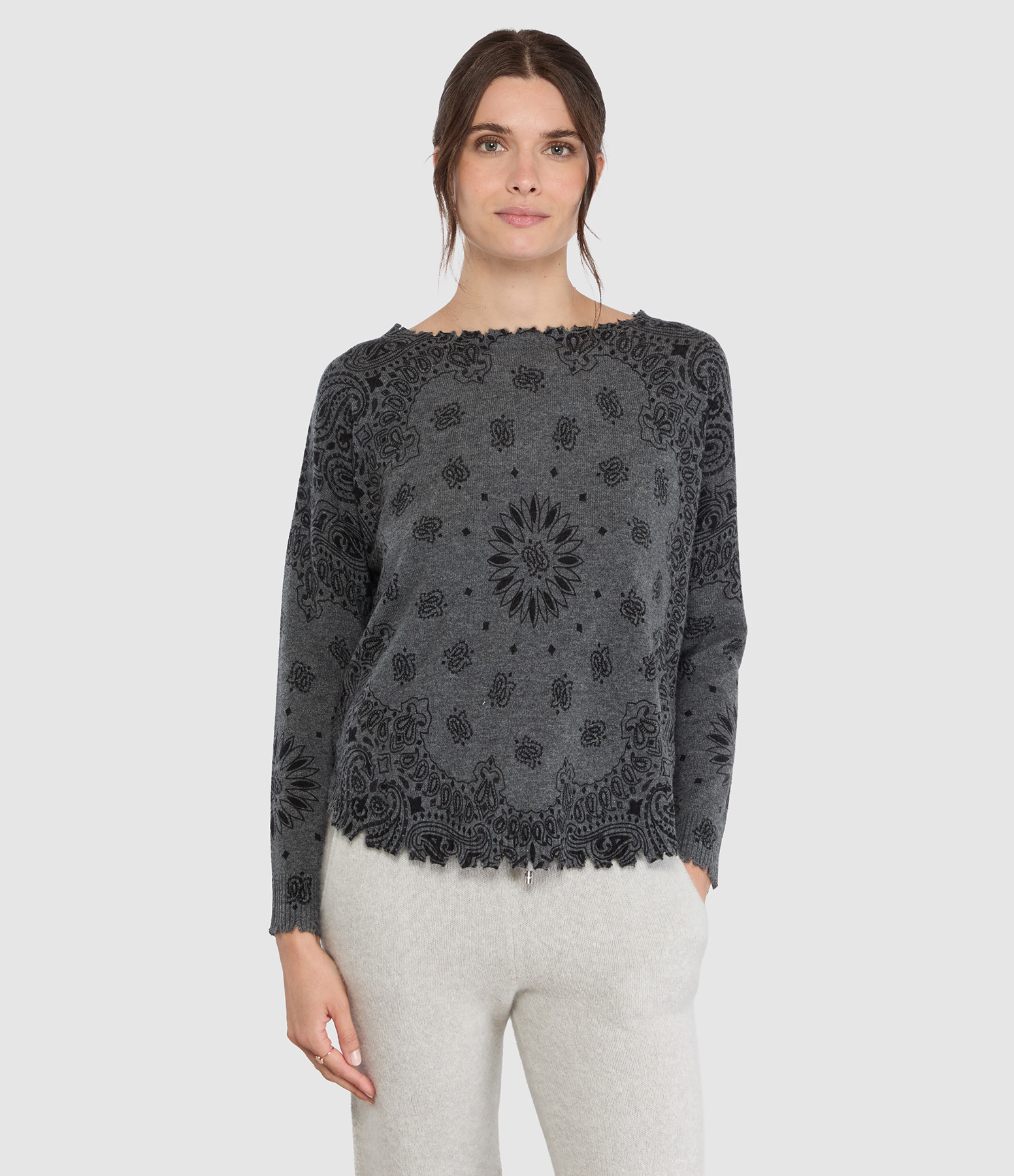 Pull Mela Bandana Bico Anthra Noir