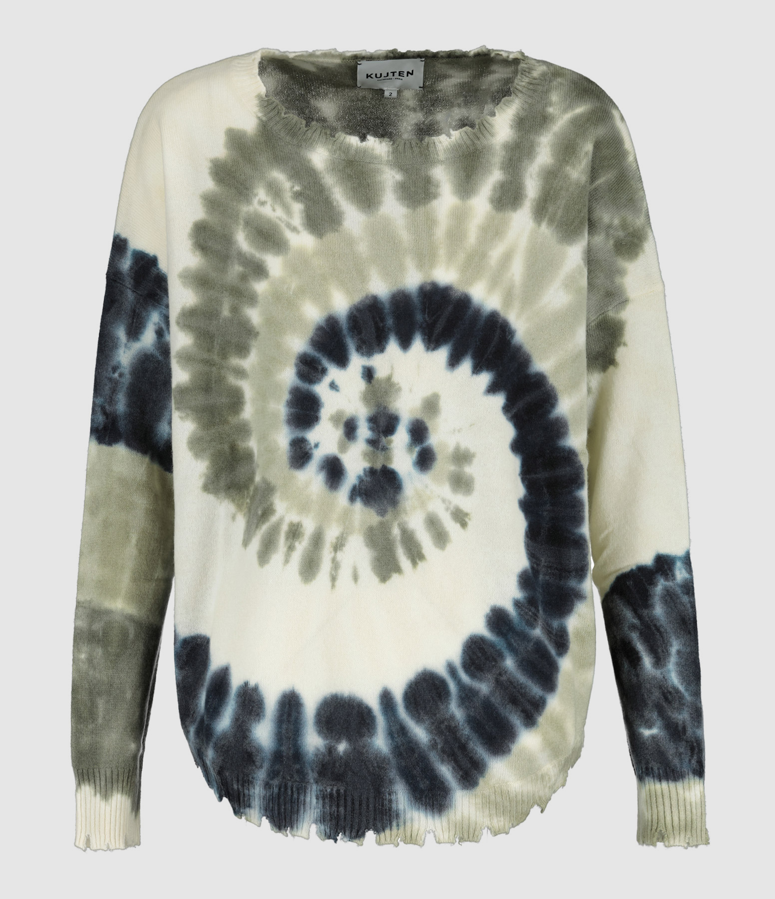 Pull Mela Sunny Cachemire Kaki Foncé