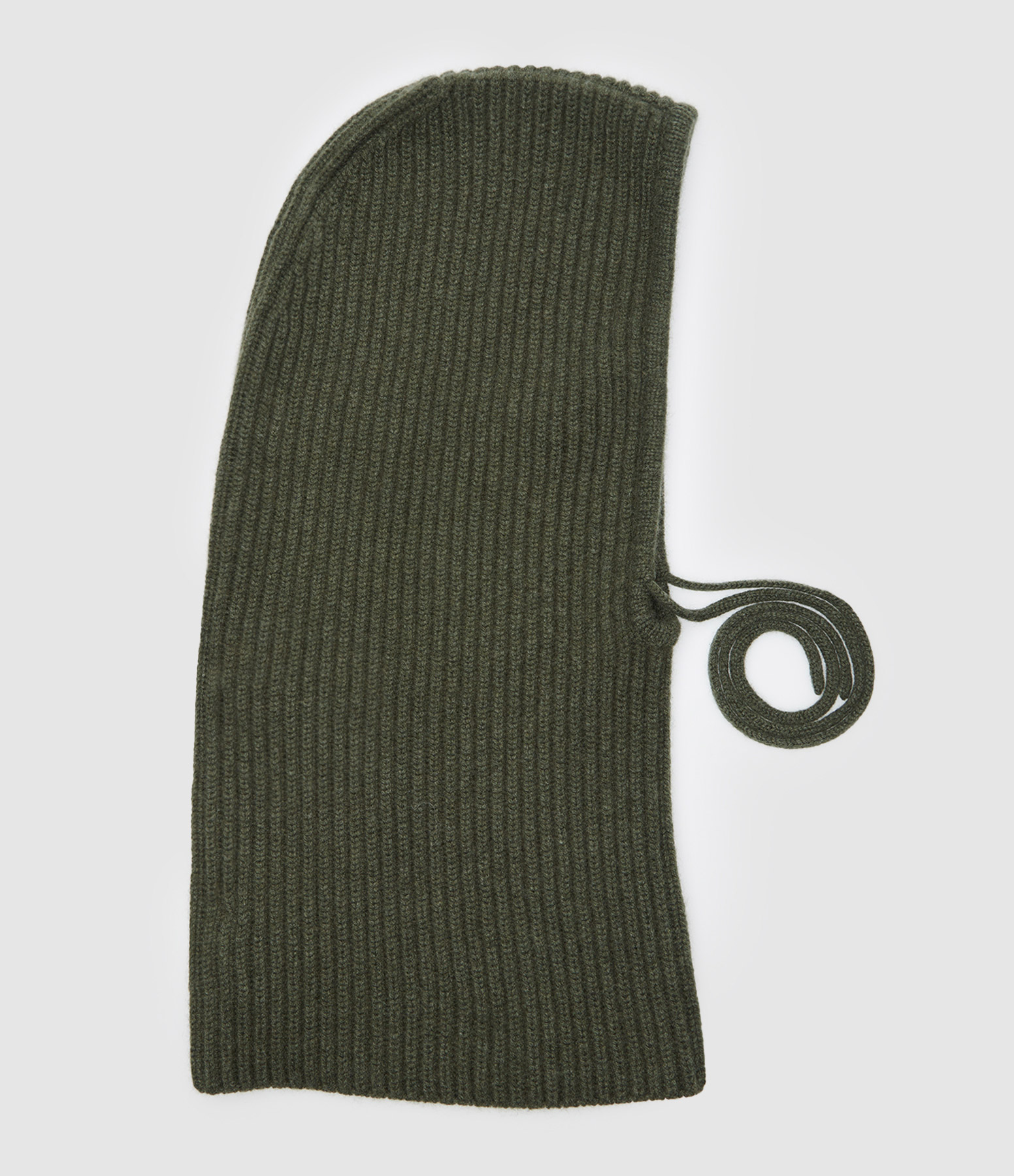 Cagoule Sybel Cachemire Kaki Foncé