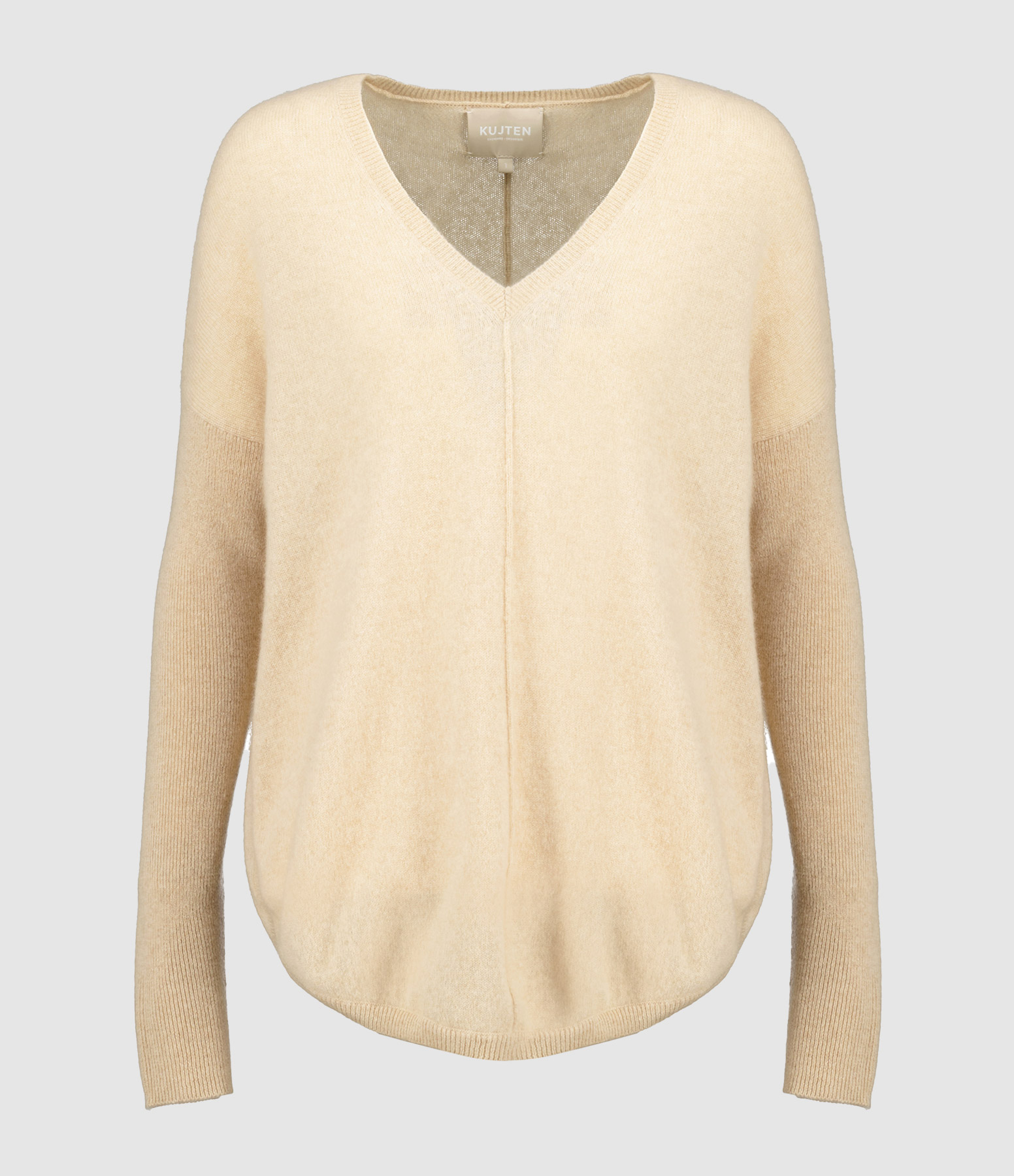 Pull Col V Oversize Vince En Laine Cachemire Gris - Taille S, Manches Dolman, Neuf Sans étiquettes