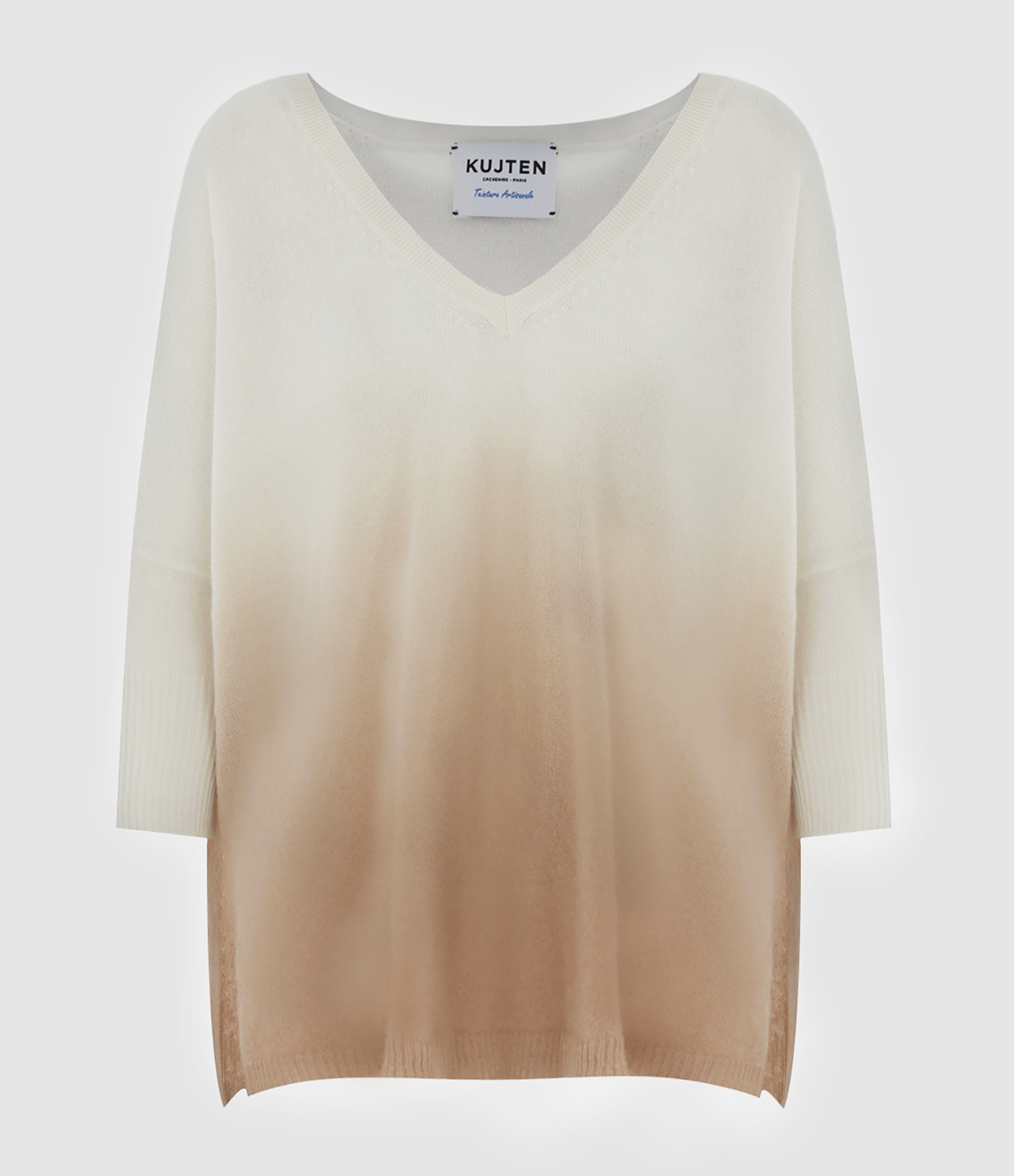 Pull Minie Dye Organic Blanc