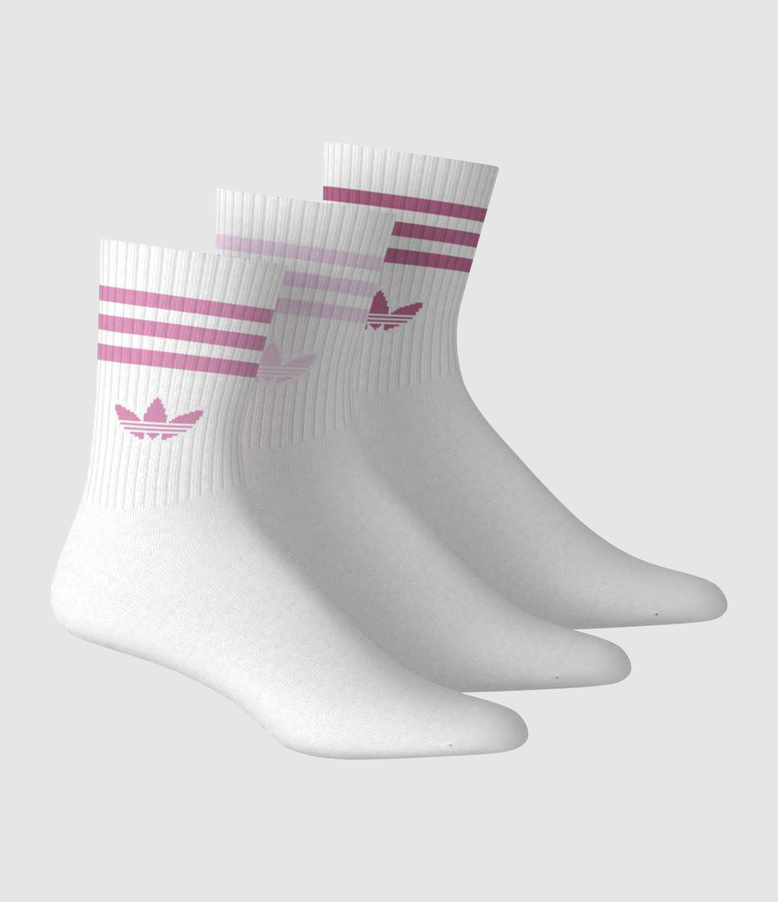 Chaussettes Adicolor x3 Bliss Pink/Clear Pink/Pink Fusion