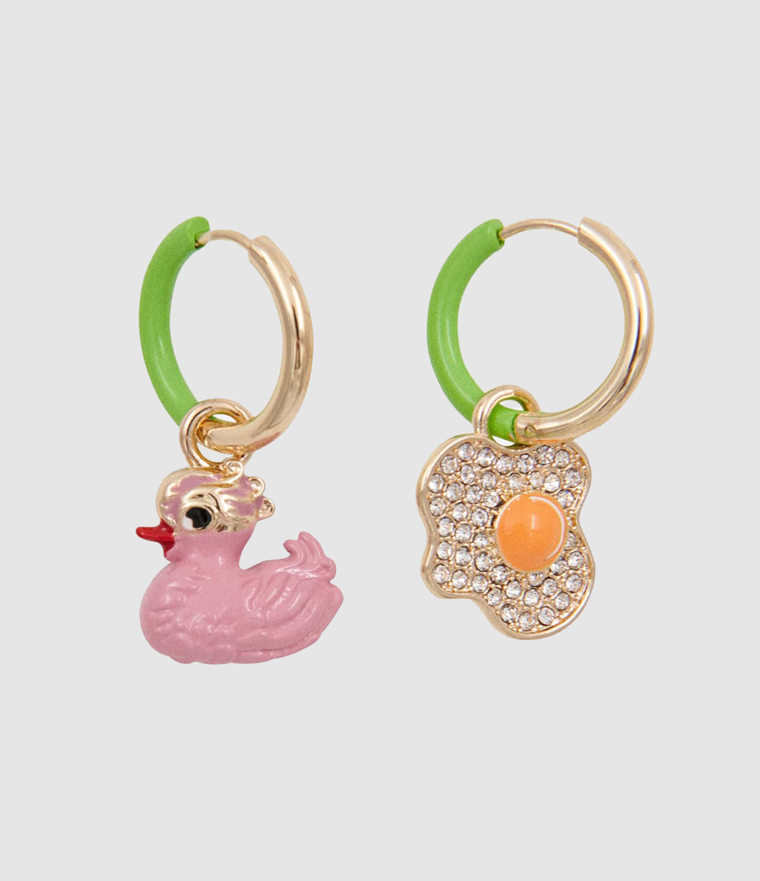 Boucles d'Oreilles Kyril Vert Or