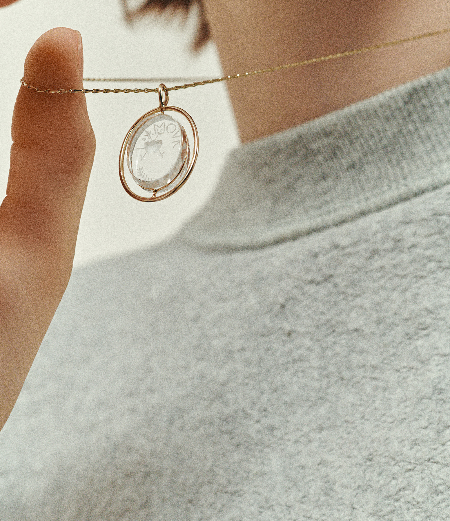Collier L'Amour n°1 Cristal