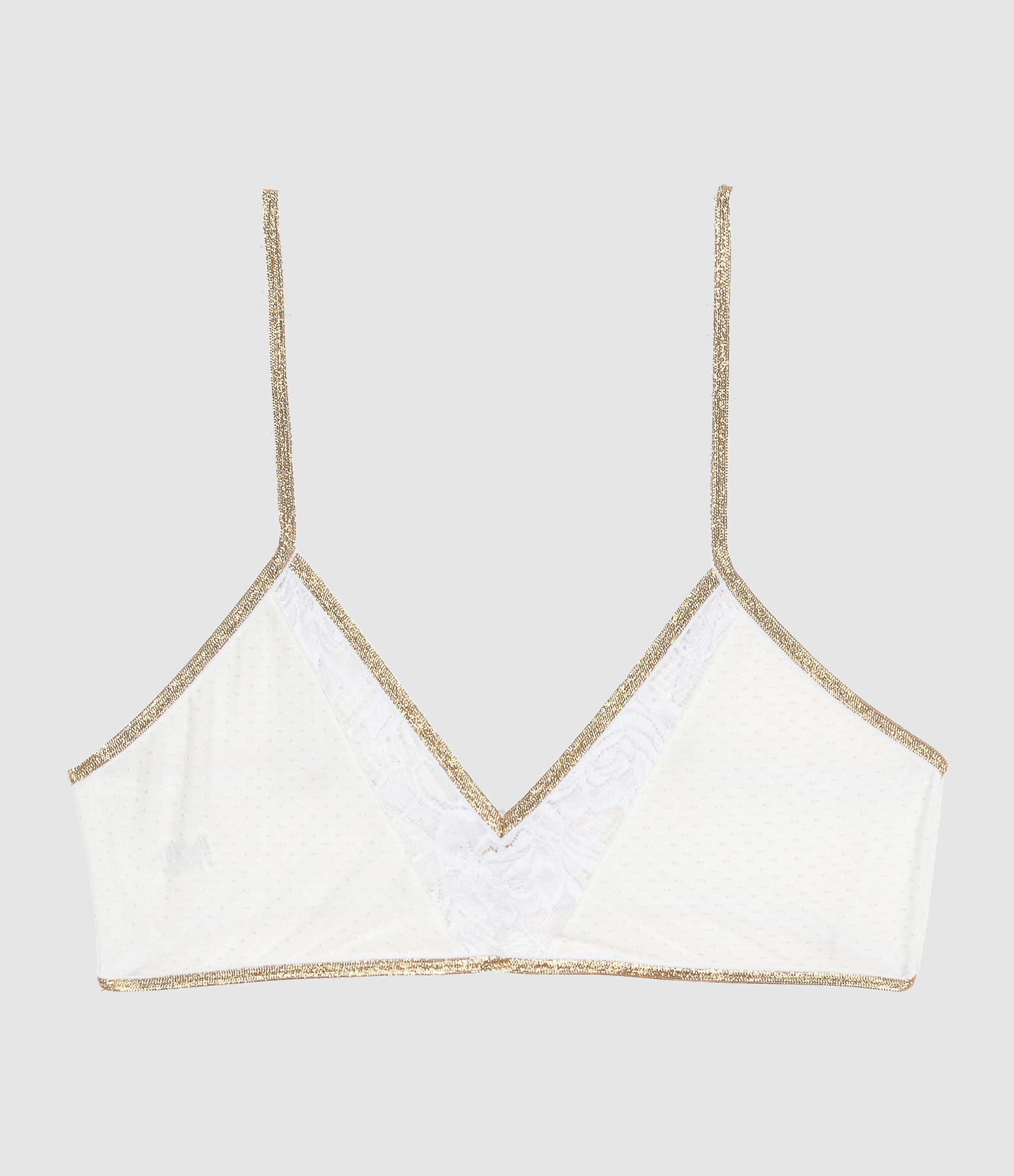 Brassière Georgia Bi Matières Snow Lace