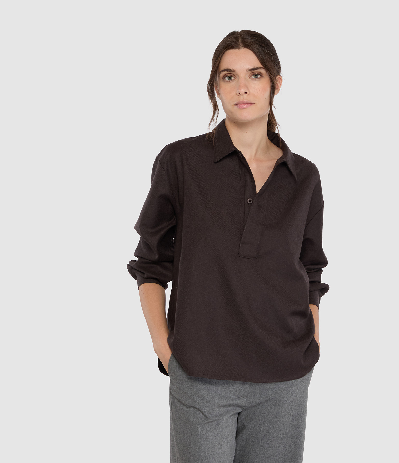 Chemise Camicia Enza  Cacao