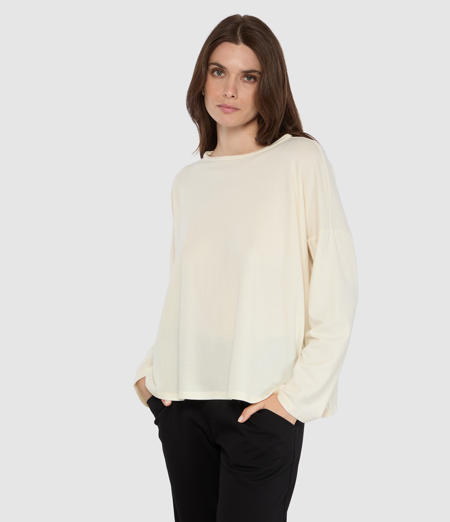 Top Maglia Sandra Winter White