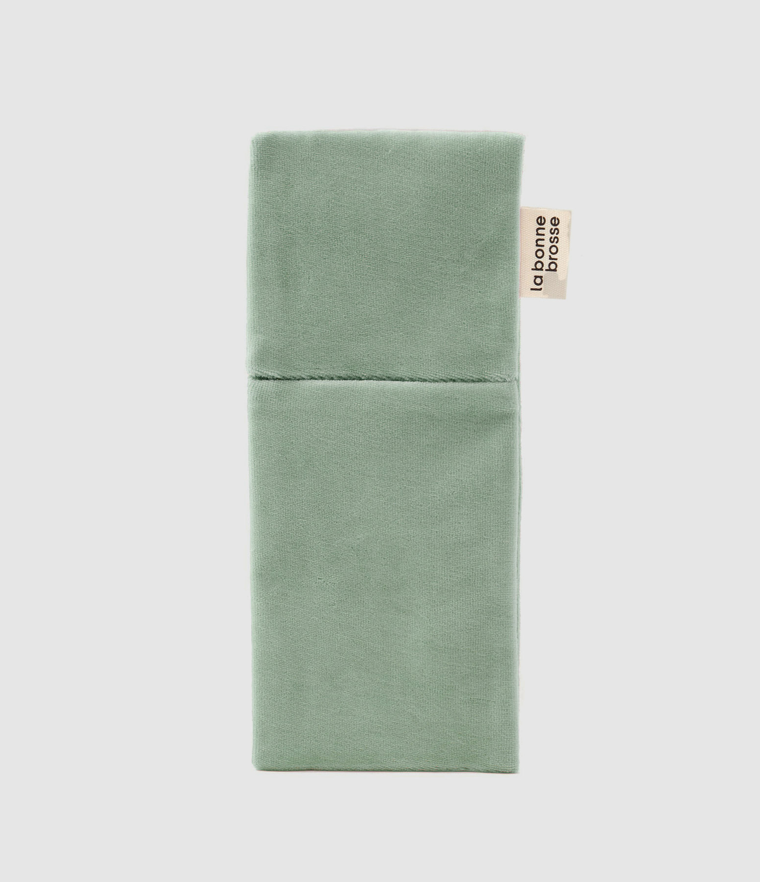 La Pochette """"Petite Brosse"""" Vert Amande""