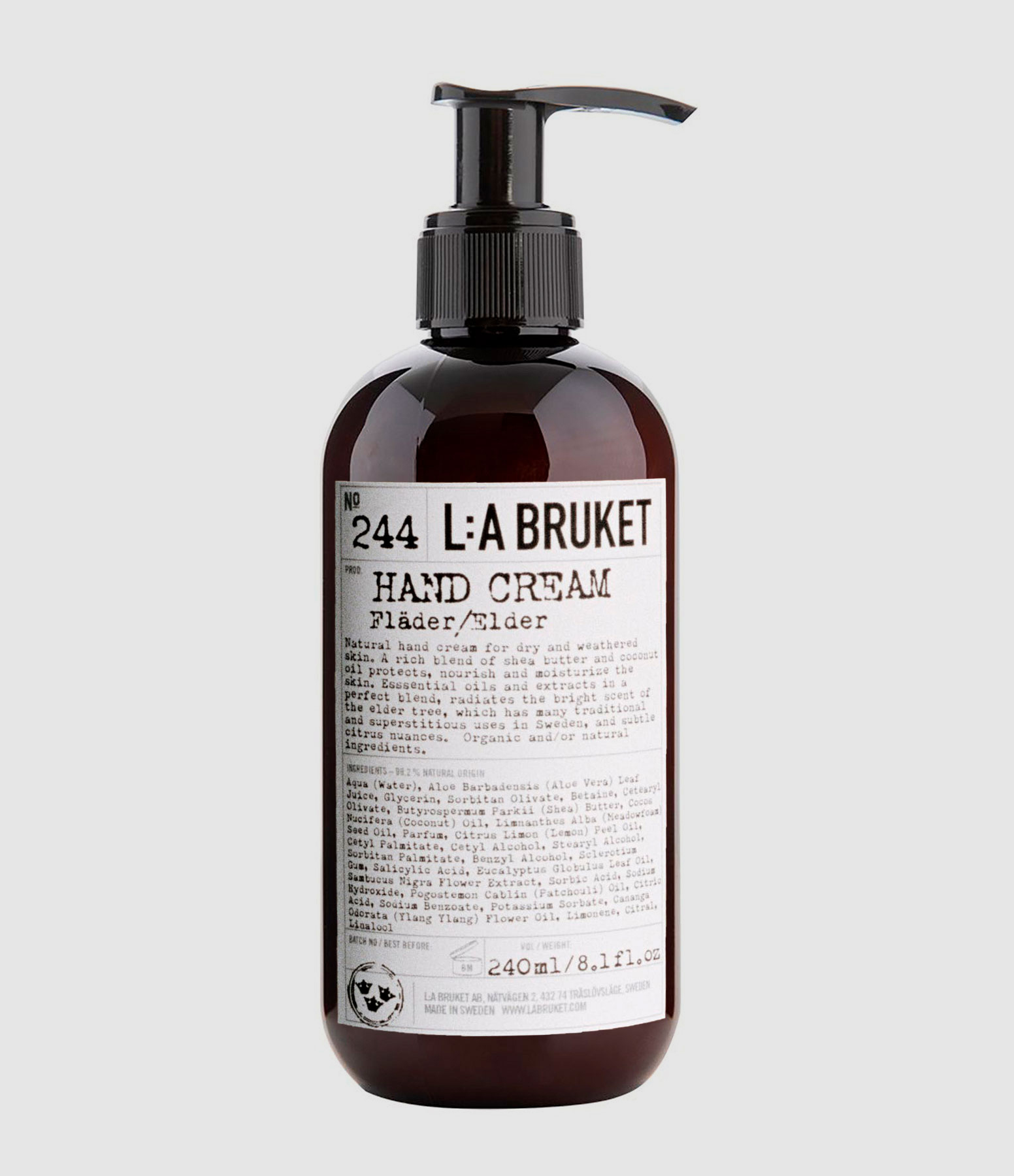 Crème Mains N°244 Fleur de Sureau, 240ml