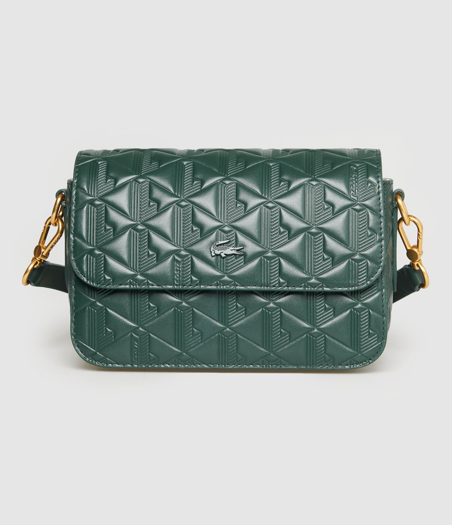 Sac Maheki Cuir Embossé Vert Sinople