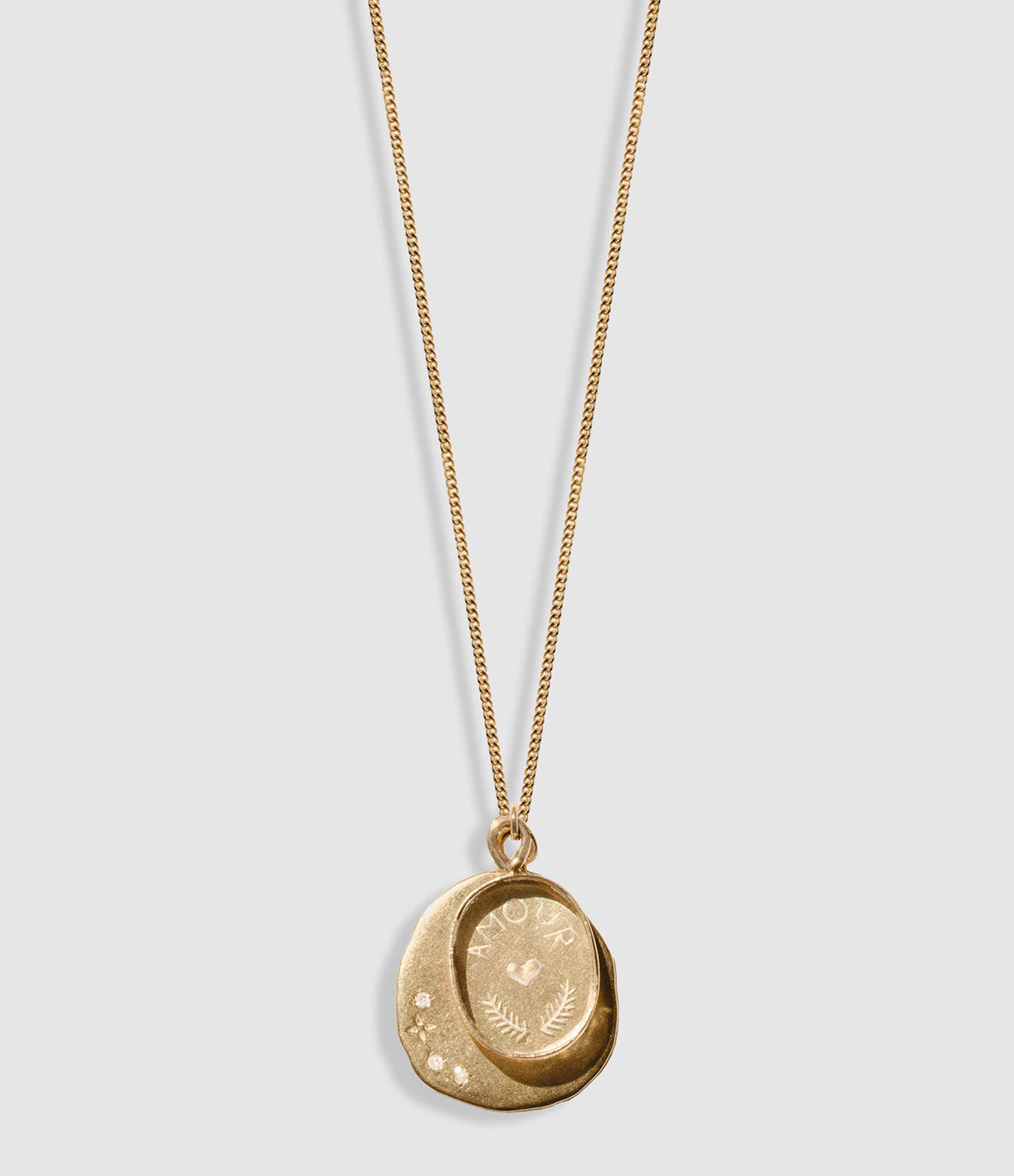 Collier L'Amour Personnalisable Or