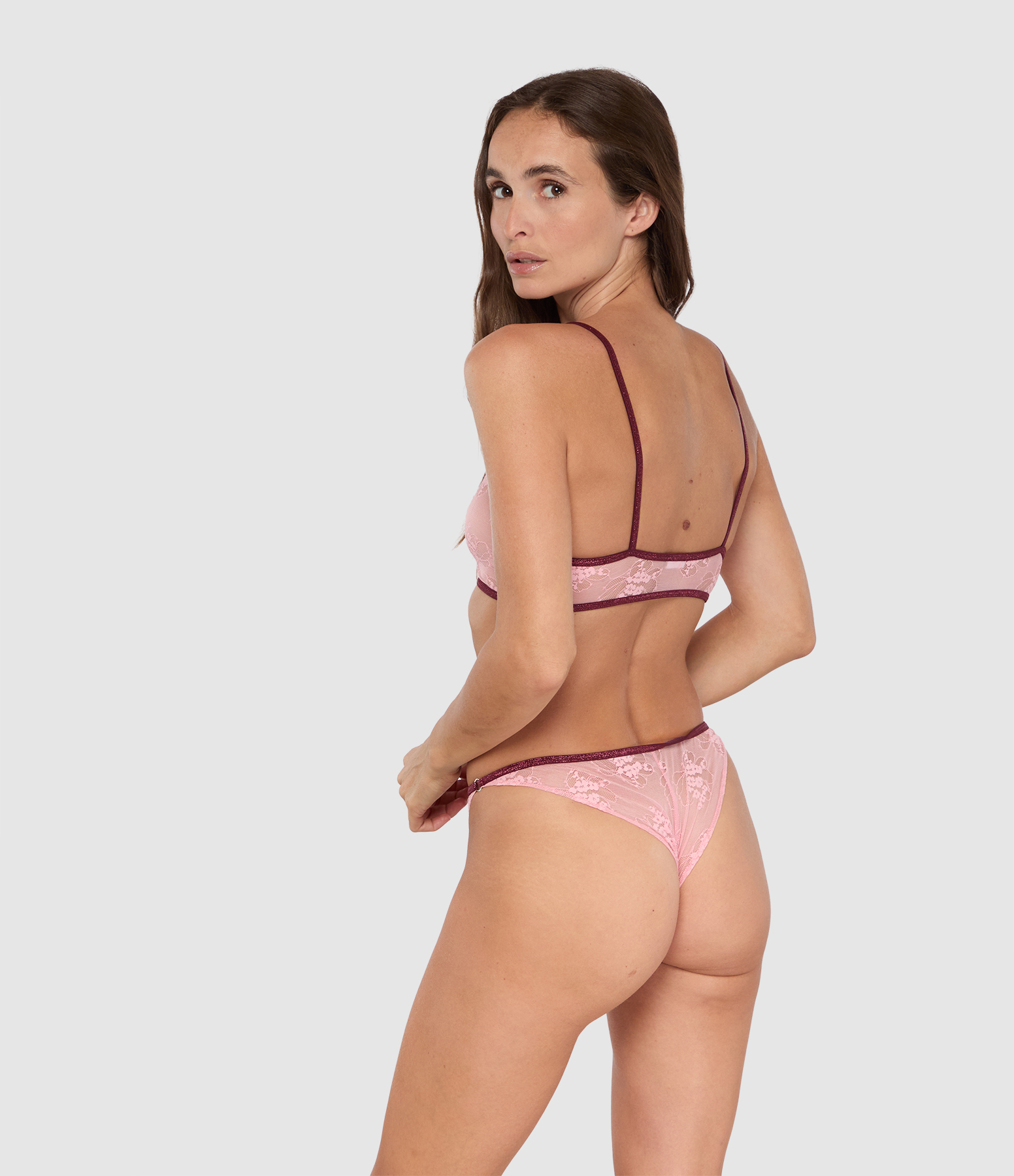 Tanga Théa Bubble Gum Lace