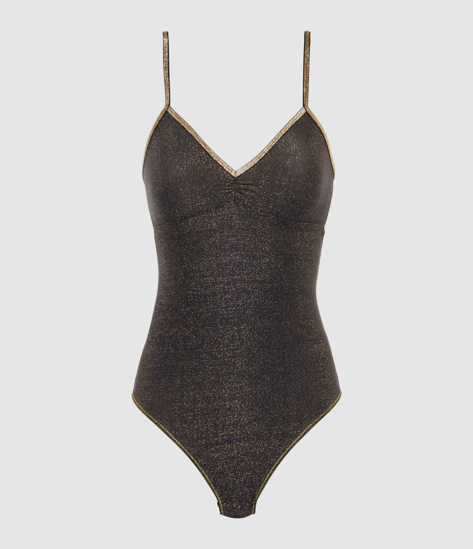 Body Bretelles Georgia Lurex Noir