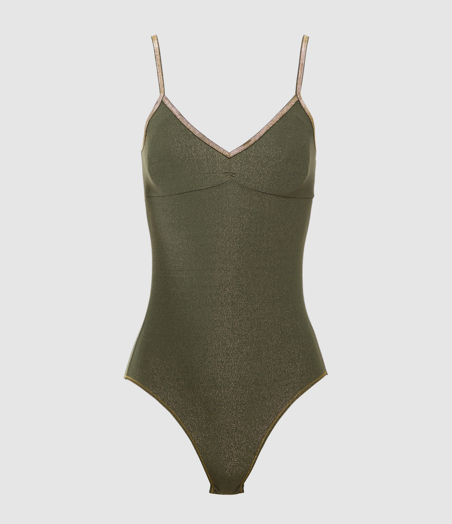 Body Bretelles Georgia Lurex Vert