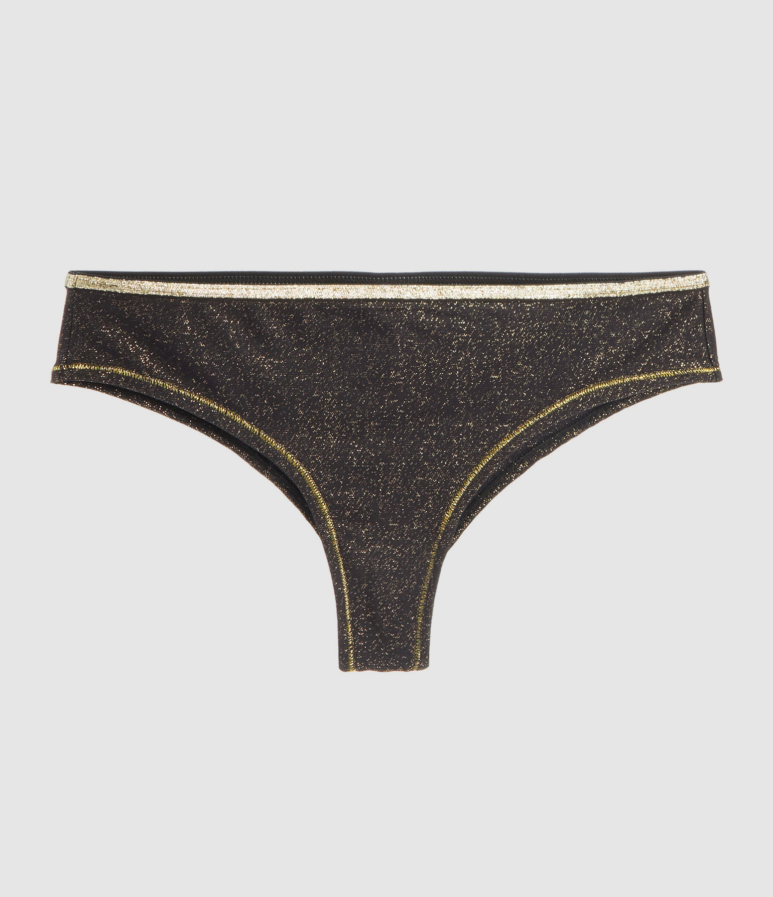 Tanga Inès Lurex Noir
