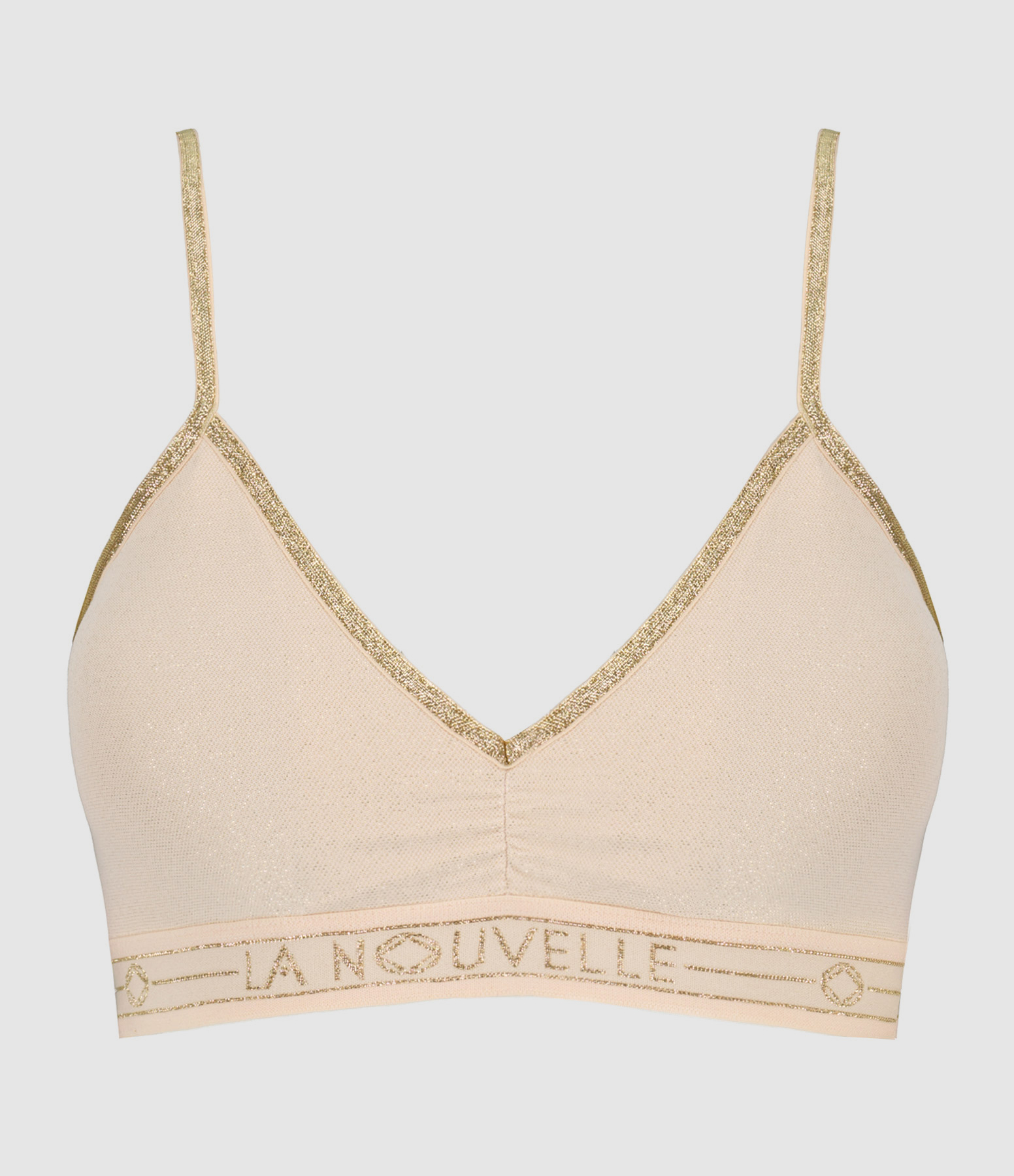 Brassière Georgia Élastique Large Lurex Blush