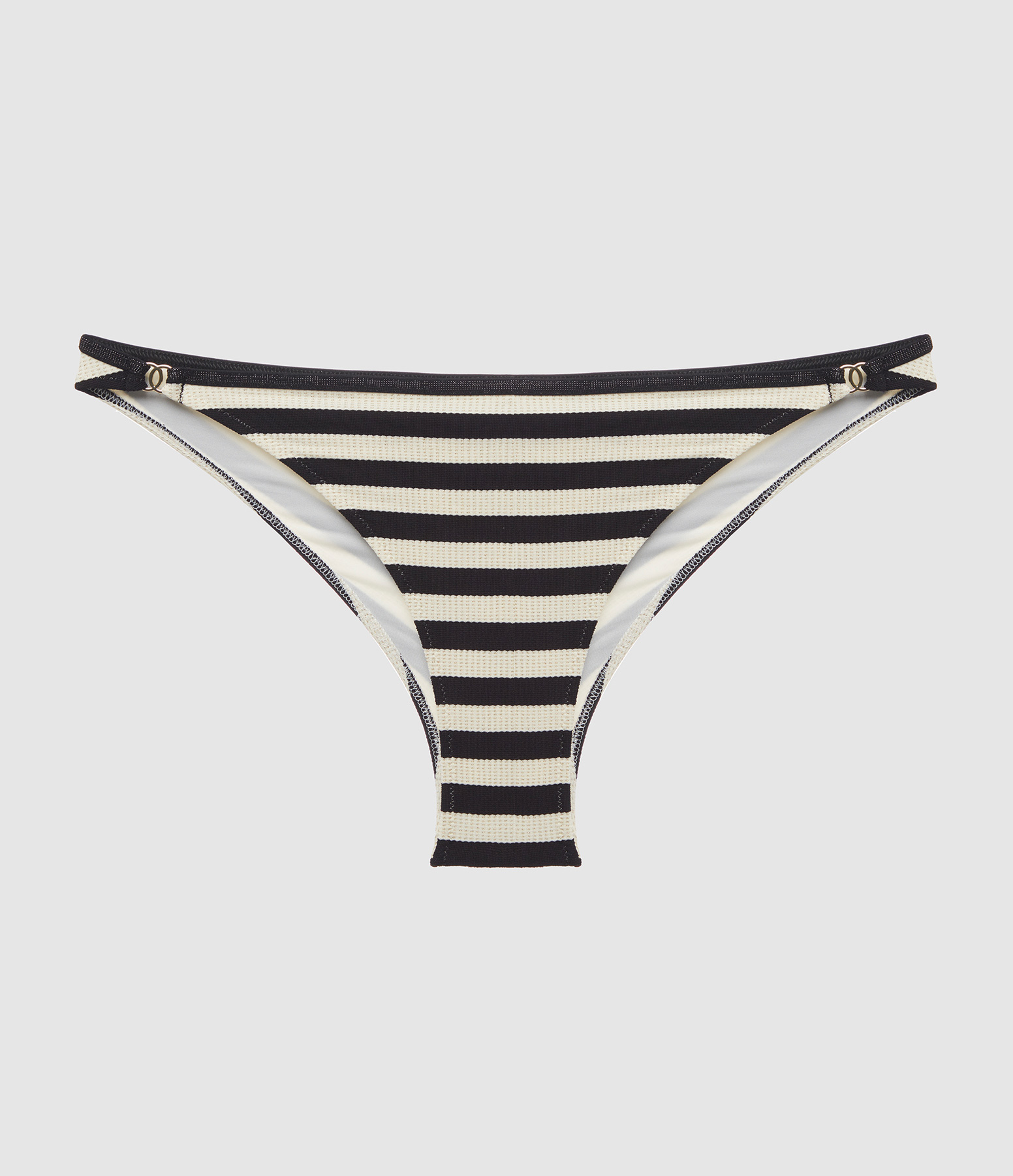 Bas de Maillot Théo Black White Stripes, Capsule One Love