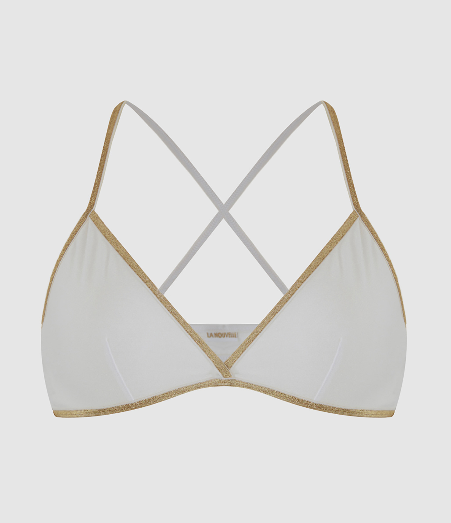 Soutien-gorge Triangle Georgia White Lurex