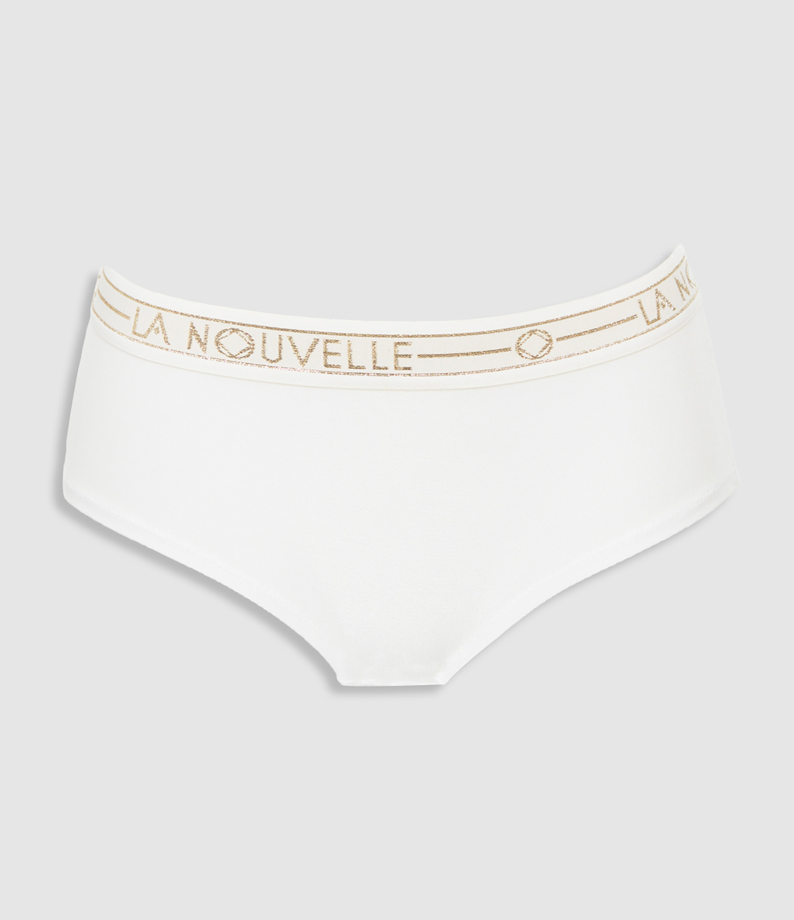 Shorty Judith White Lurex