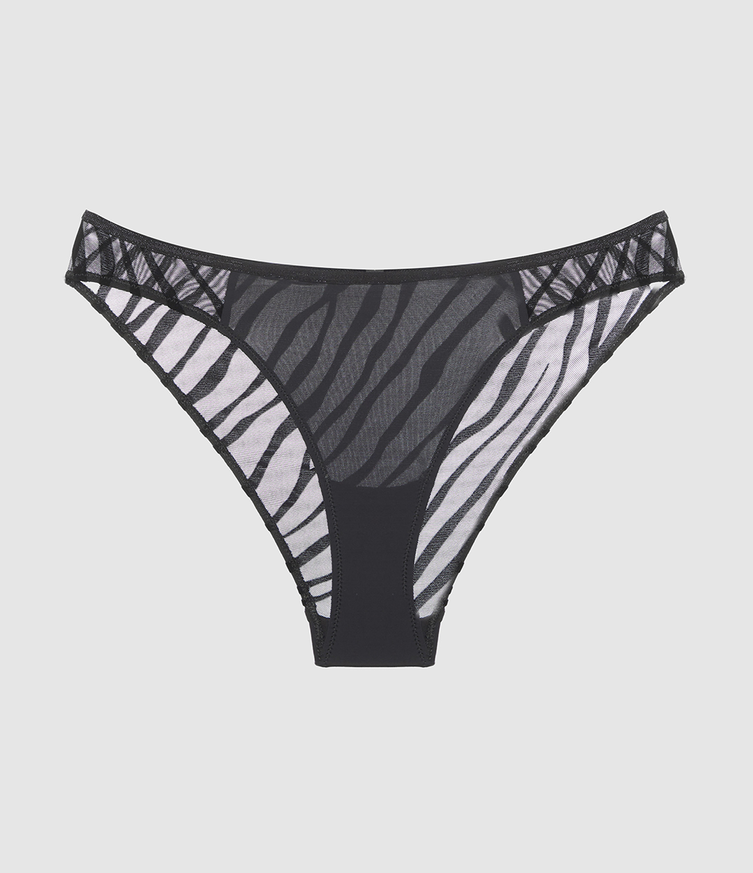 Culotte Georgia Bi Matières Black Zebra