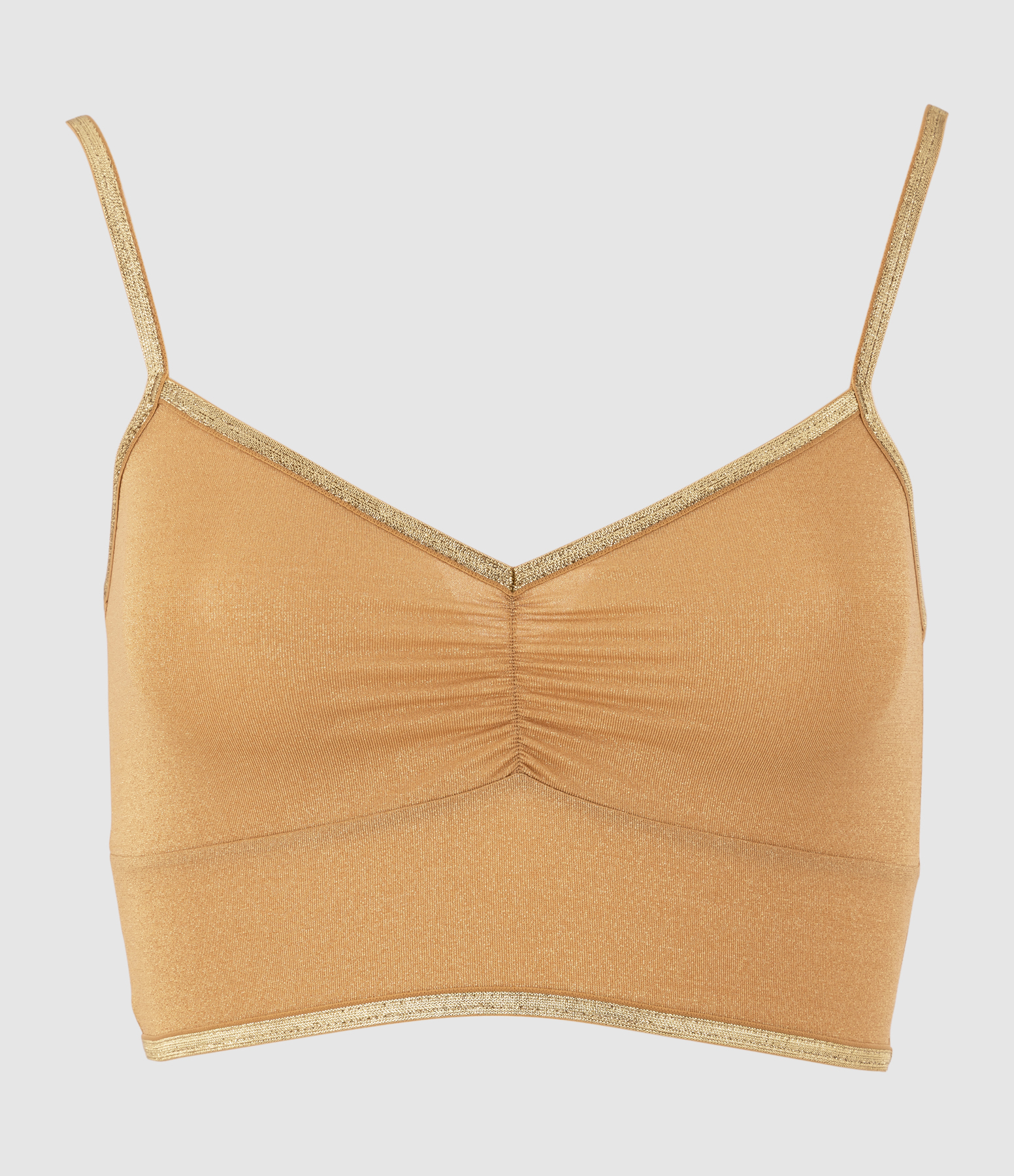 Brassière Haute Georgia Golden Lurex