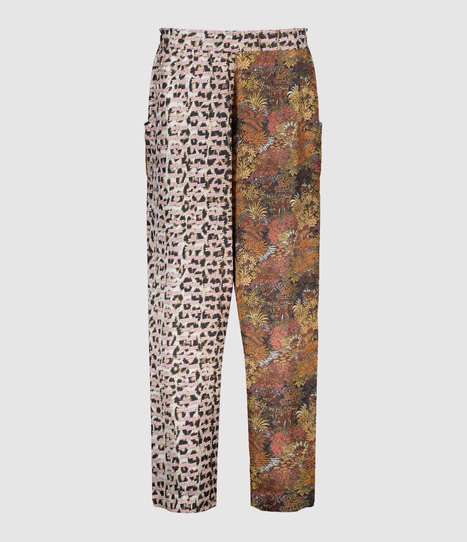 Pantalon Boy Soie Mix Éléphant Rouille