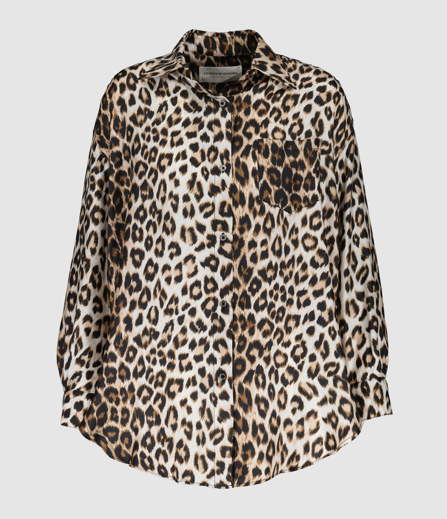 Chemise Big Soie Panthère