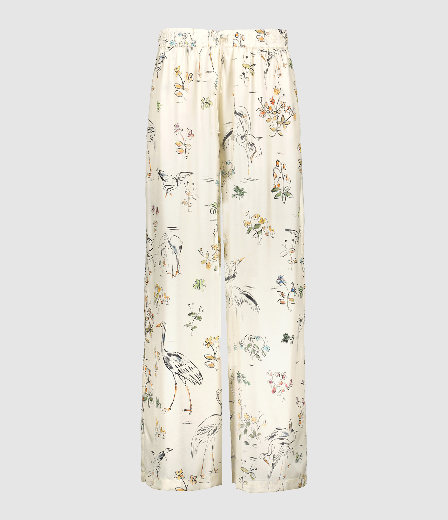 Pantalon Skateur Soie Imprimé