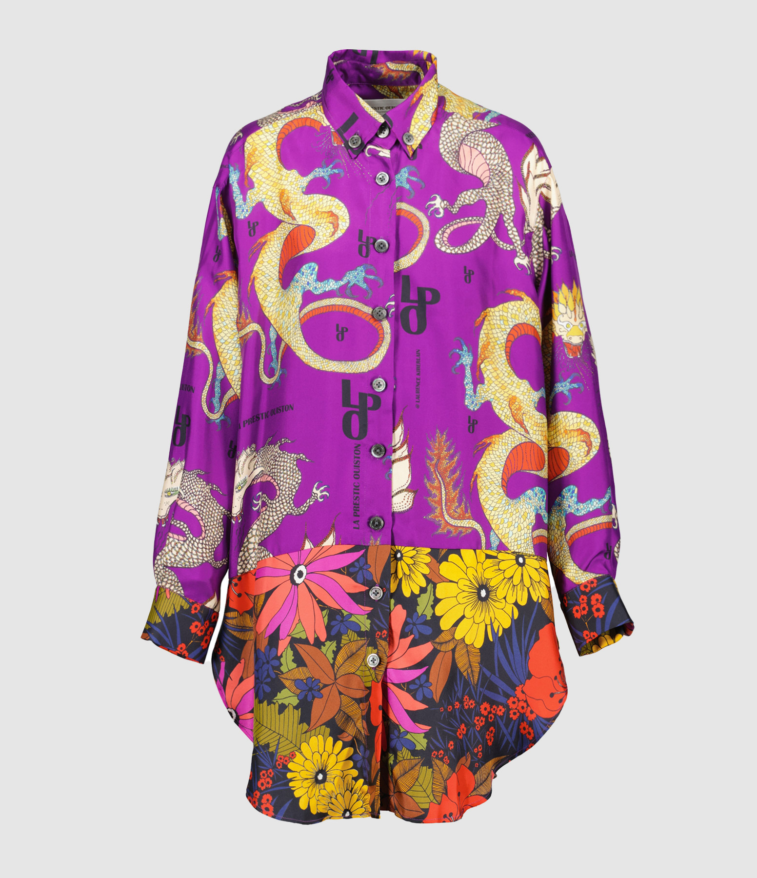Chemise Liquette Soie Imprimé