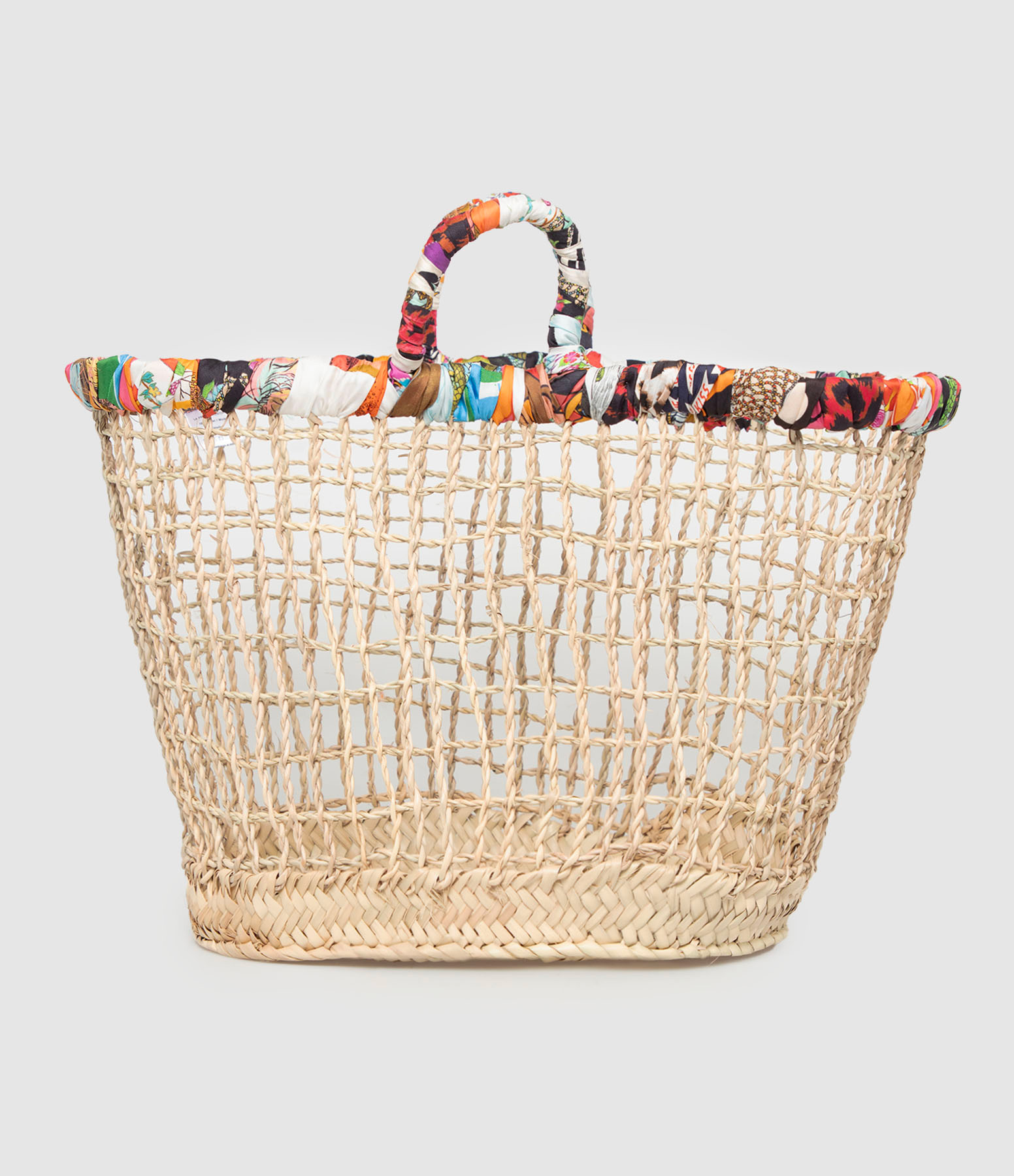 Panier Ajoure Basket Bag  Naturel