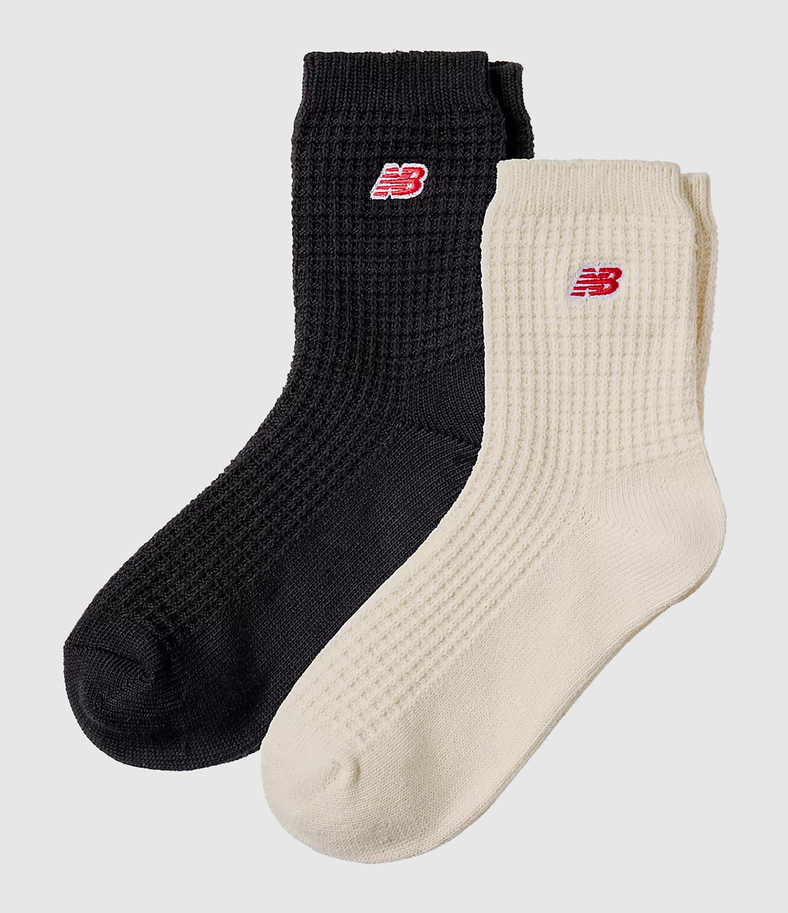 Chaussettes Coton Noir Écru